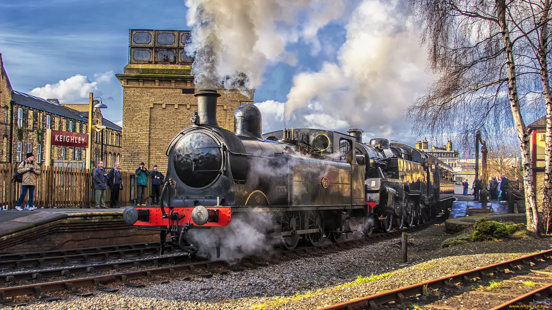 техника, паровозы, паровоз, рельсы, дорога, железная