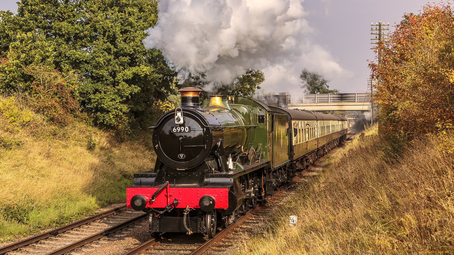 техника, паровозы, паровоз, рельсы, дорога, железная