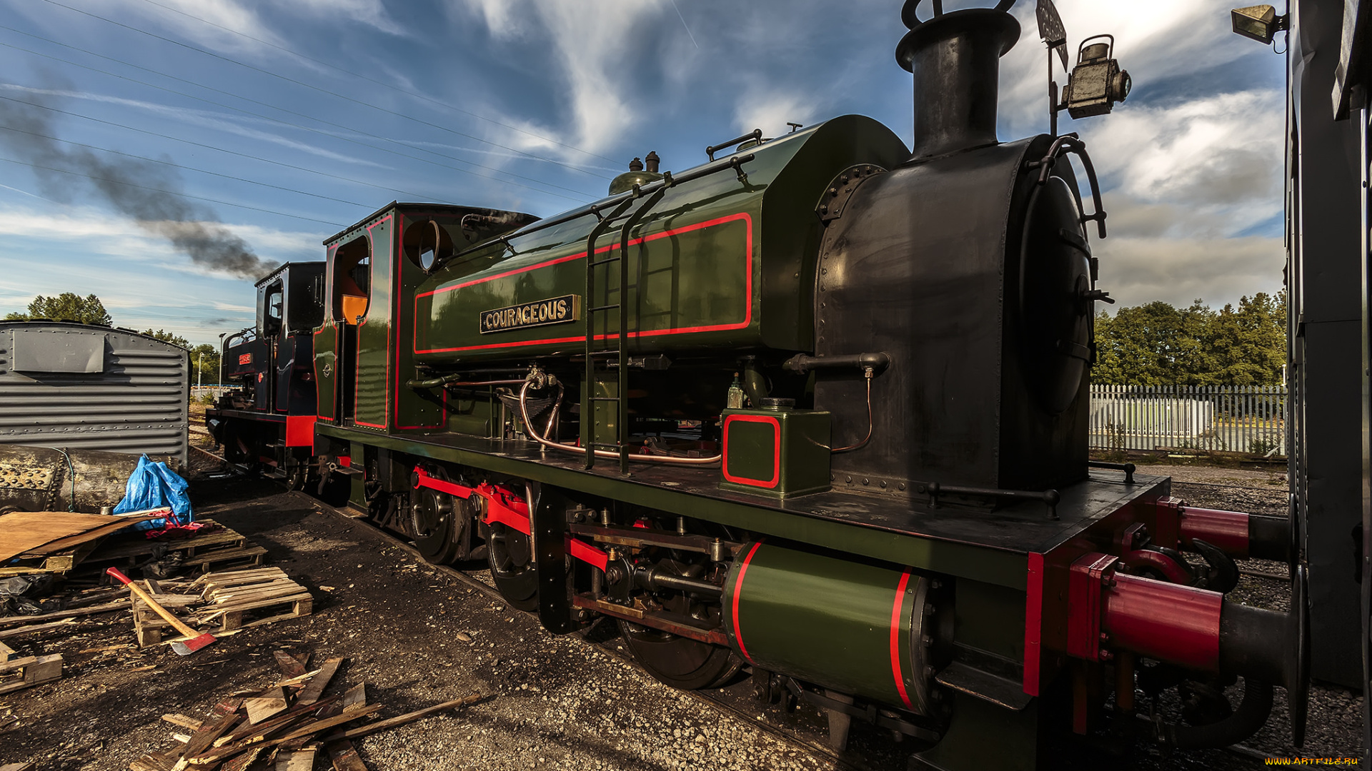 техника, паровозы, рельсы, дорога, железная, паровоз