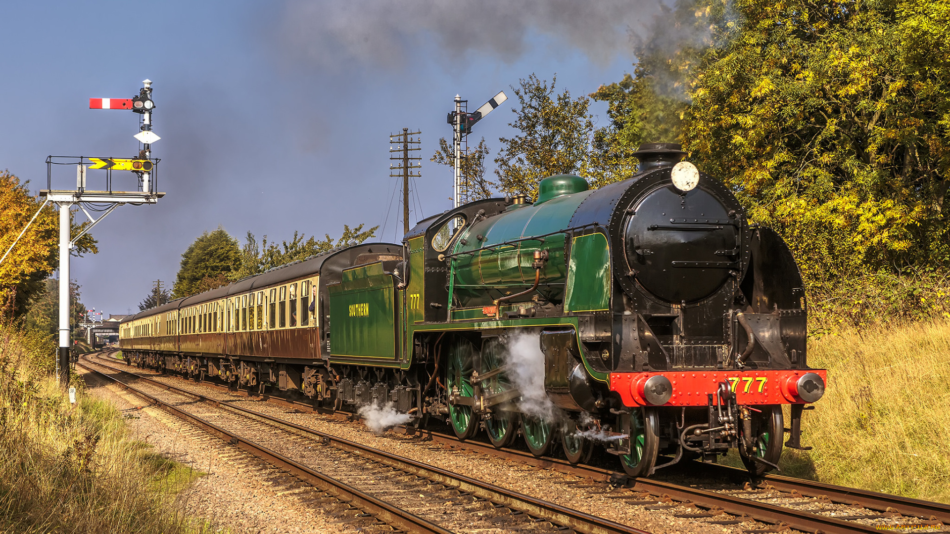 техника, паровозы, рельсы, дорога, железная, паровоз