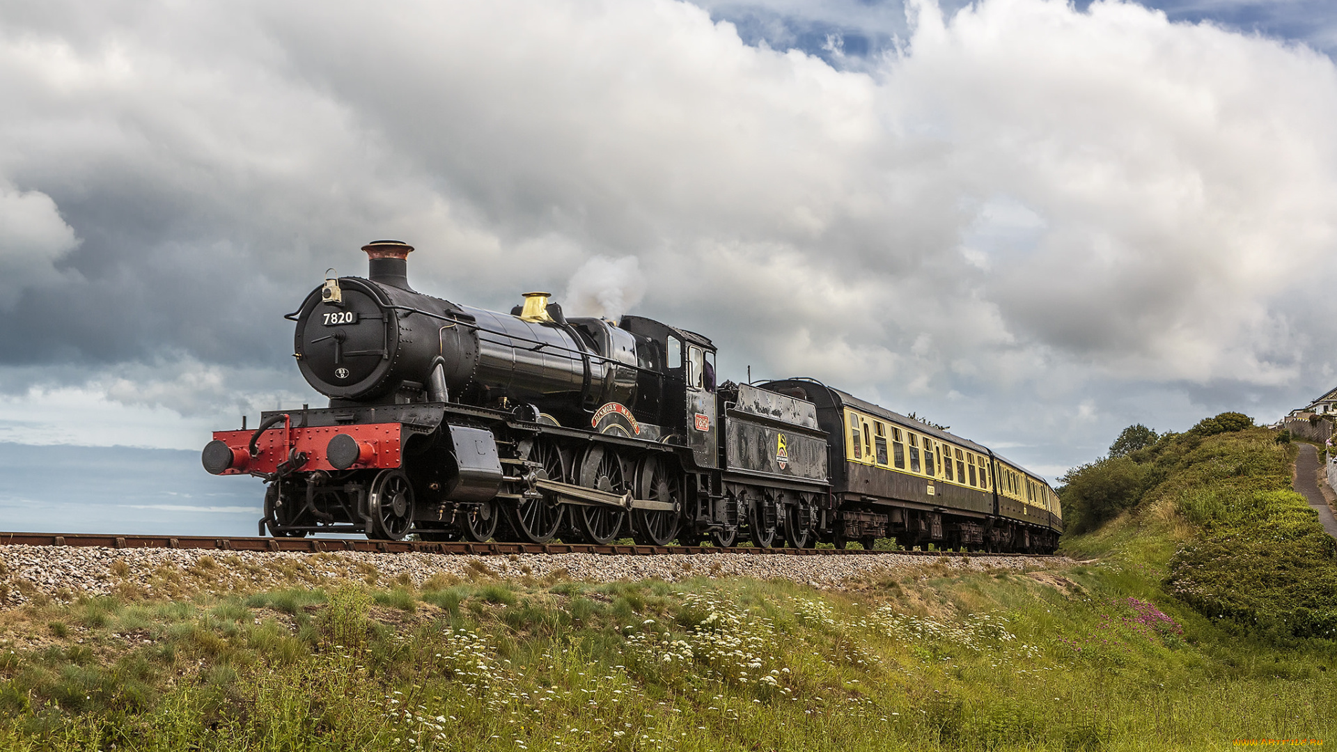 техника, паровозы, железная, паровоз, рельсы, дорога