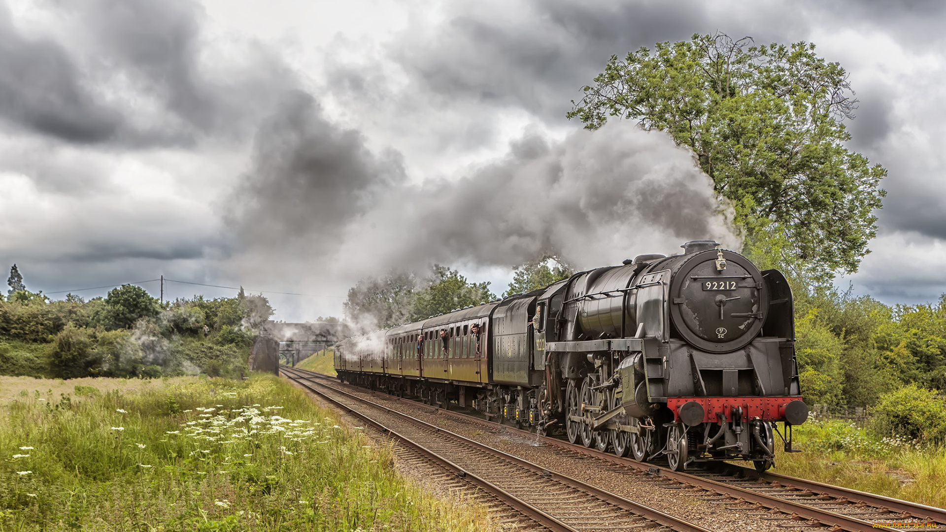 техника, паровозы, железная, паровоз, рельсы, дорога