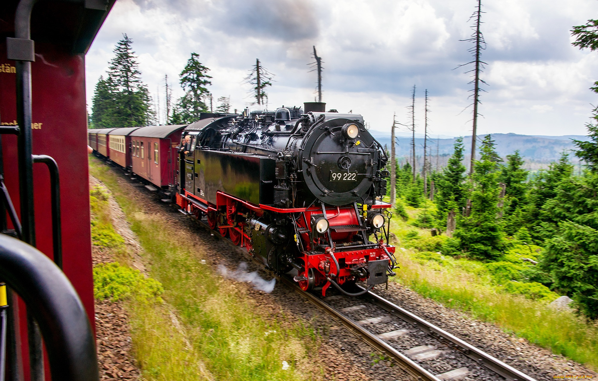 техника, паровозы, дорога, железная, паровоз, рельсы