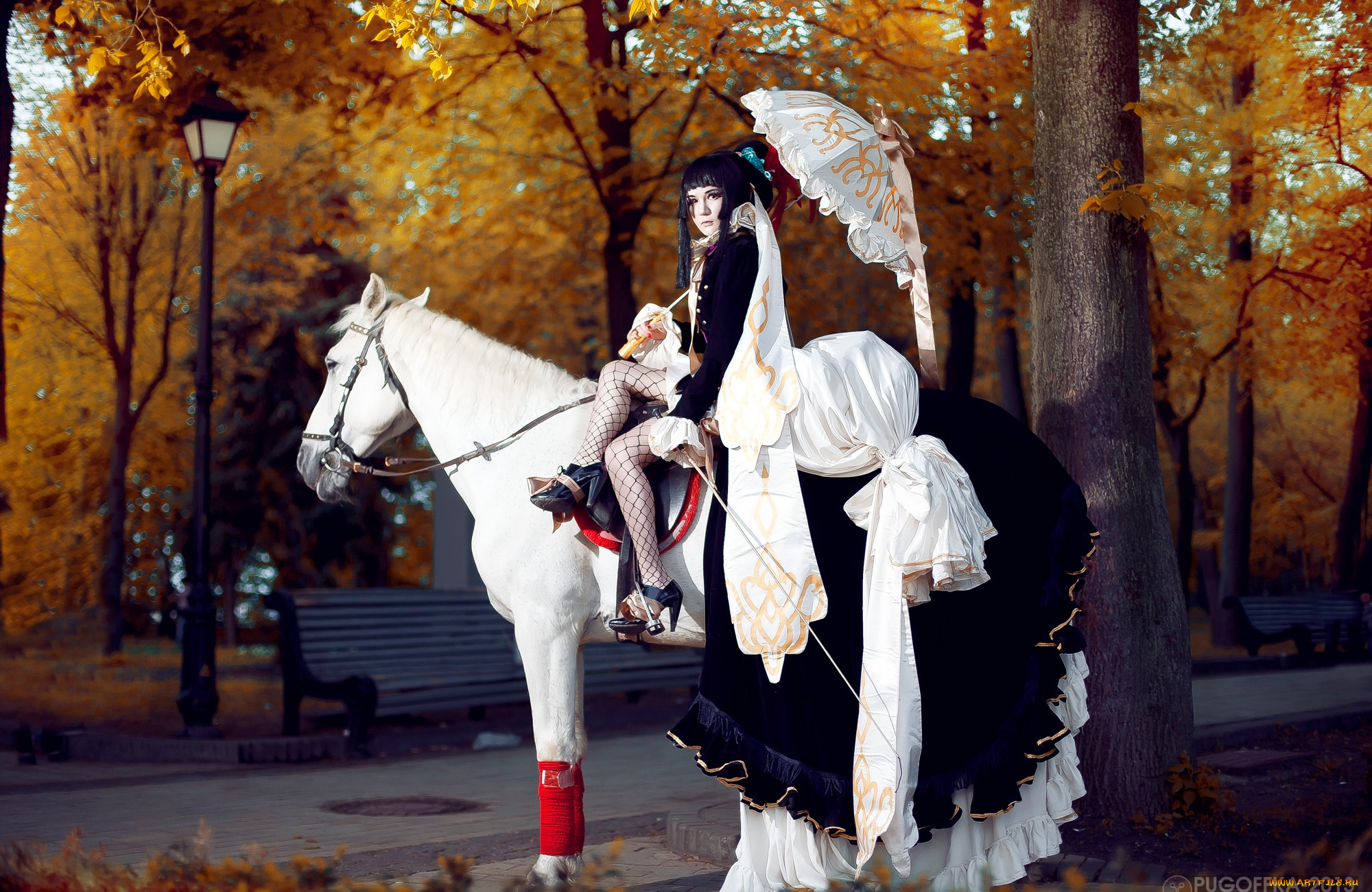 разное, cosplay, , косплей, аниме, девушка, лошадь