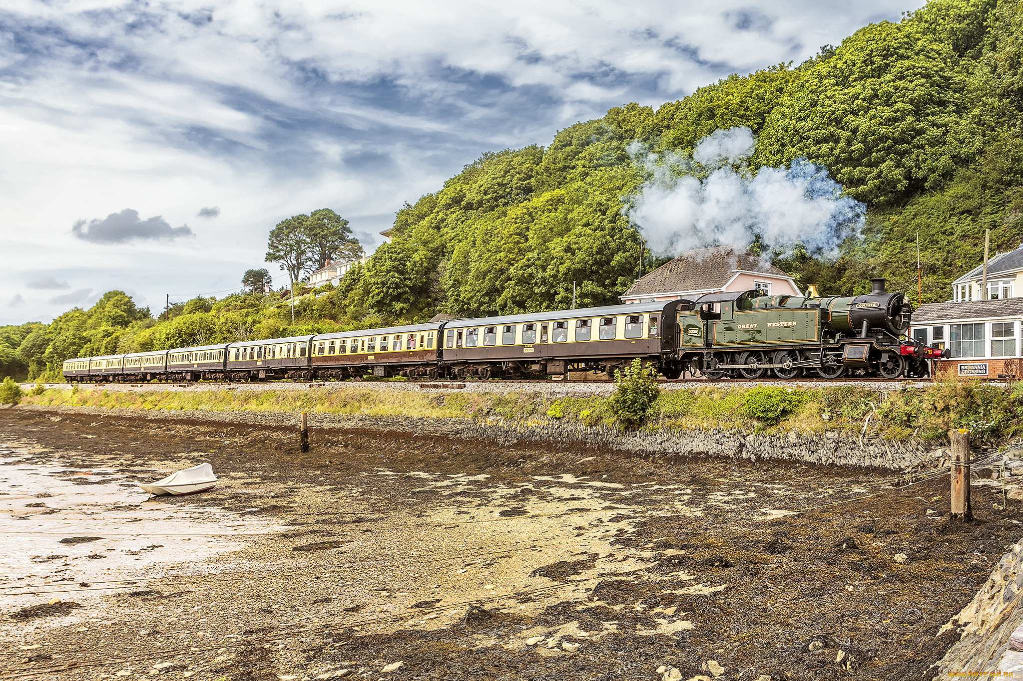 техника, паровозы, паровоз, рельсы, дорога, железная