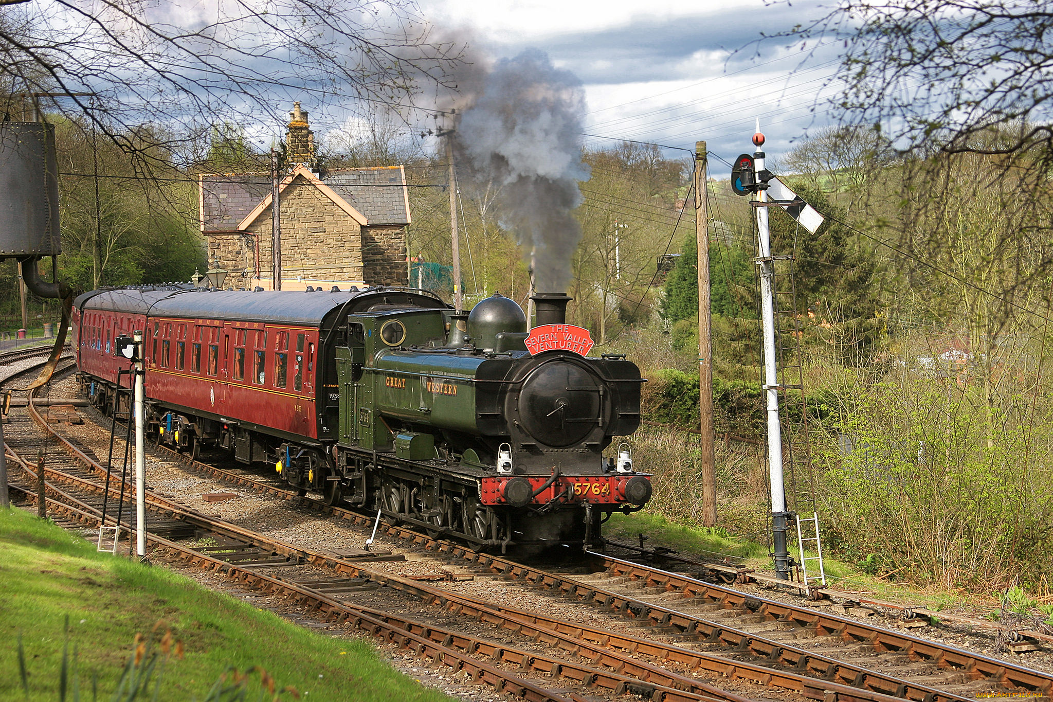 техника, паровозы, паровоз, рельсы, дорога, железная
