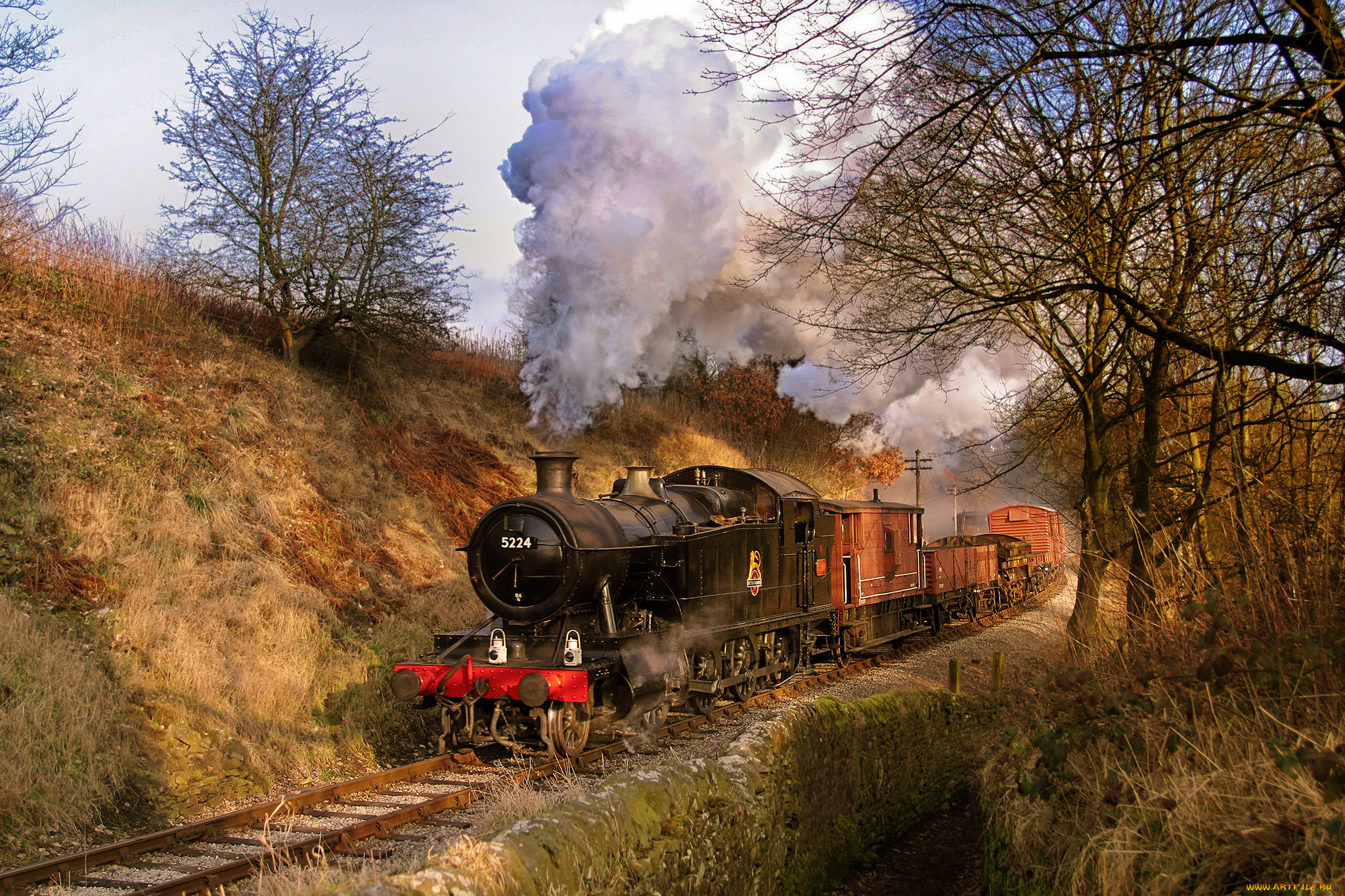 техника, паровозы, паровоз, рельсы, дорога, железная