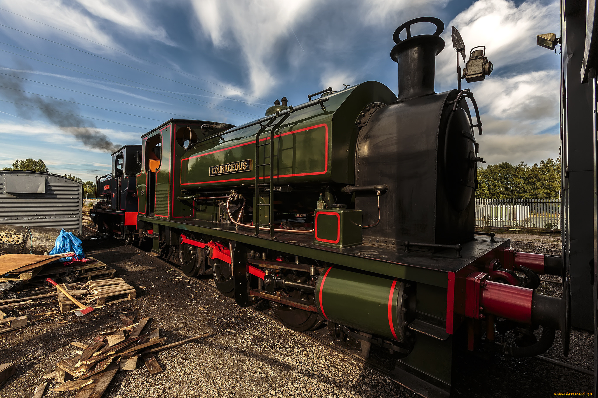 техника, паровозы, рельсы, дорога, железная, паровоз