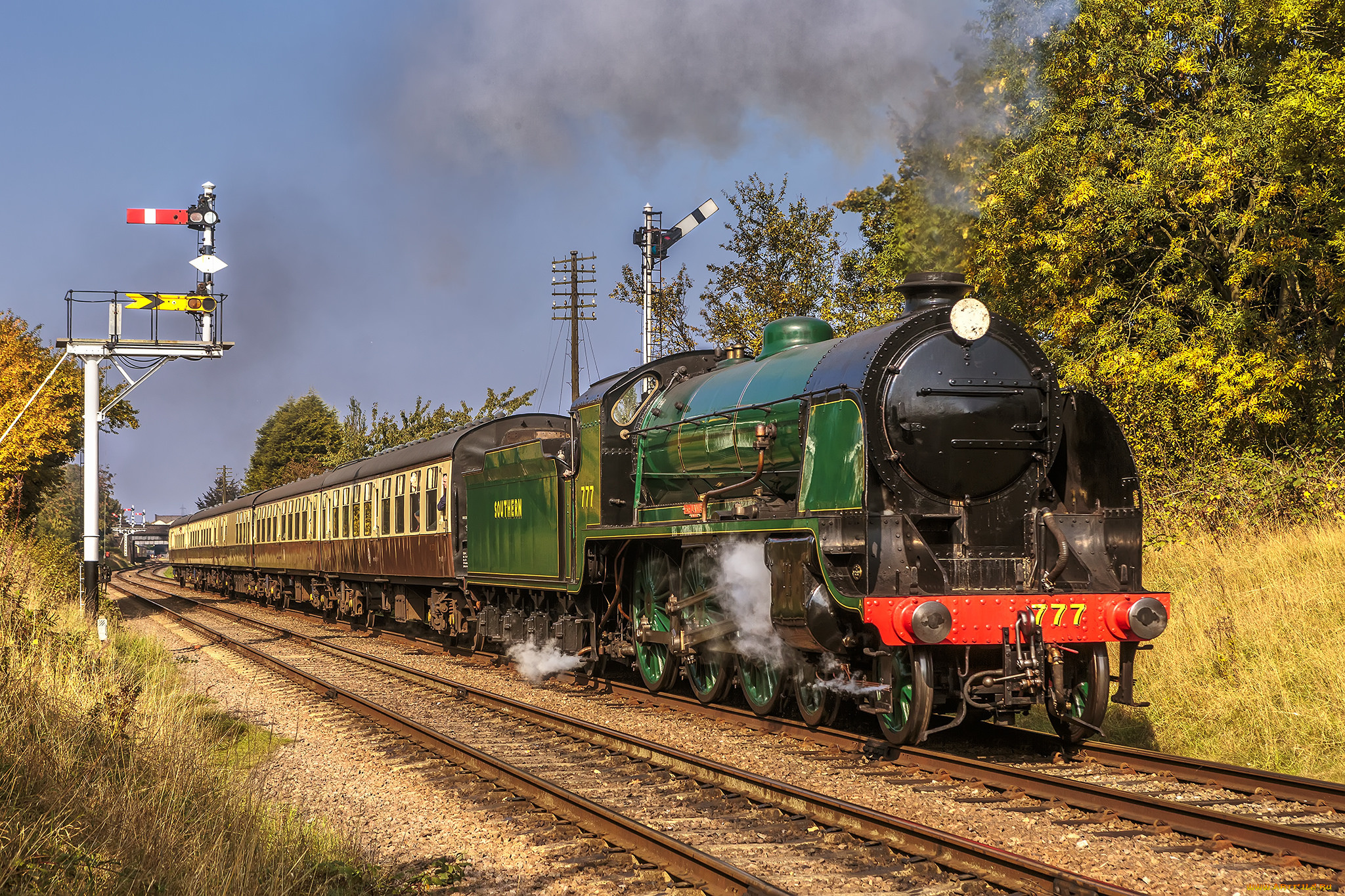 техника, паровозы, рельсы, дорога, железная, паровоз