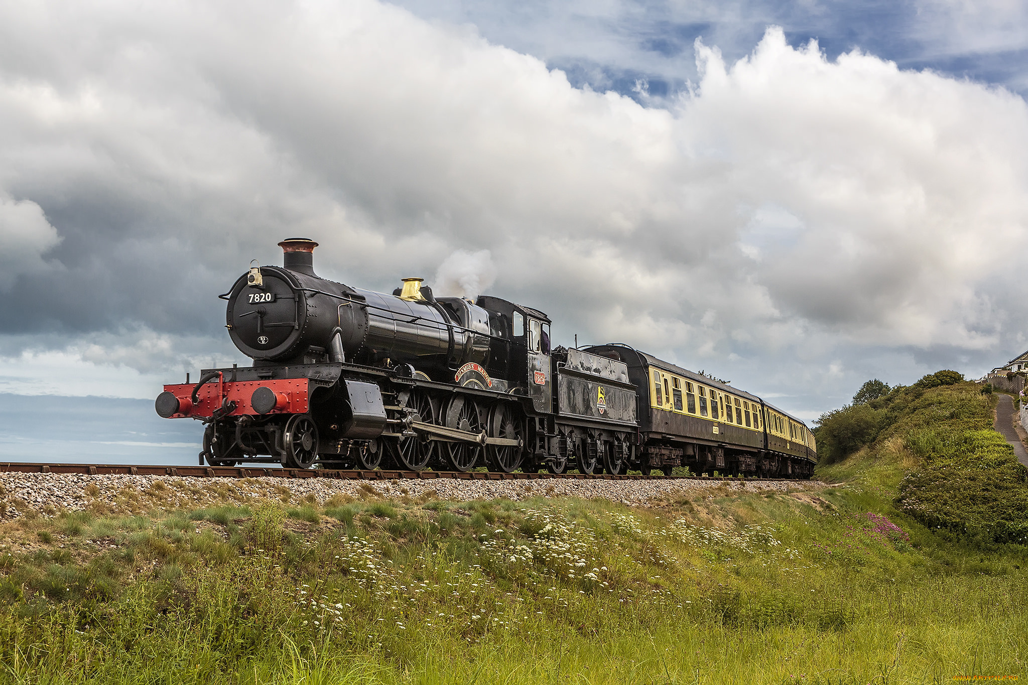 техника, паровозы, железная, паровоз, рельсы, дорога