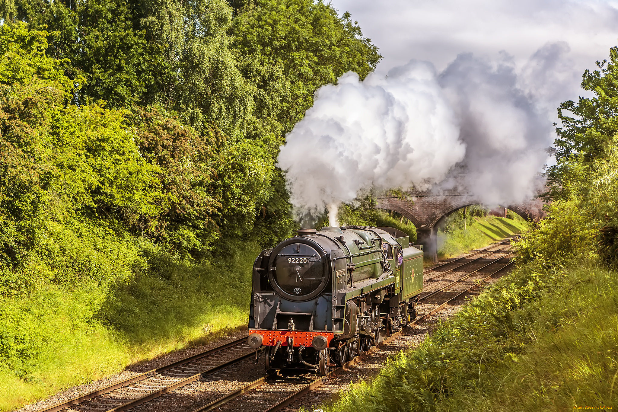 техника, паровозы, железная, паровоз, рельсы, дорога