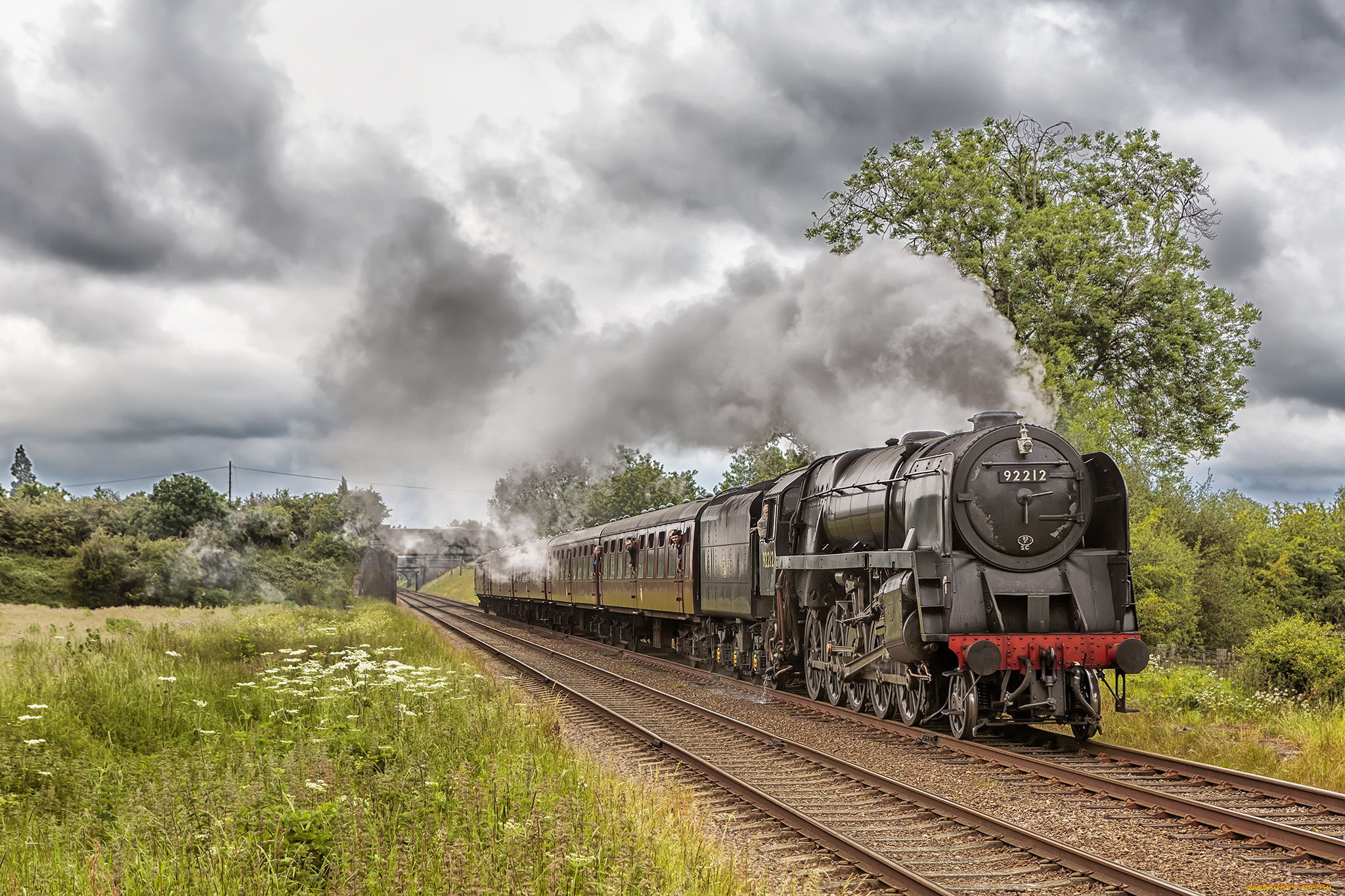 техника, паровозы, железная, паровоз, рельсы, дорога