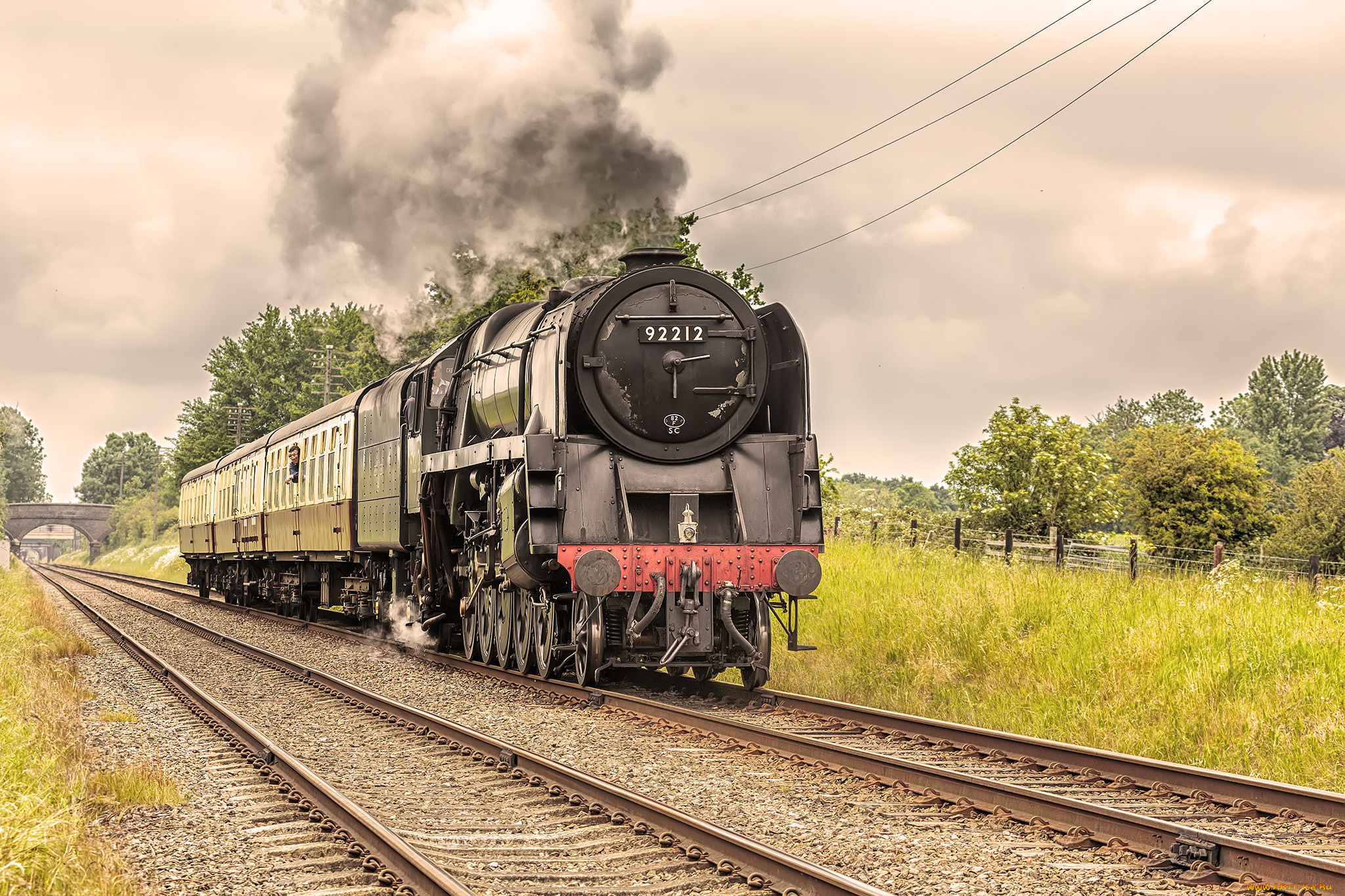 техника, паровозы, паровоз, рельсы, дорога, железная