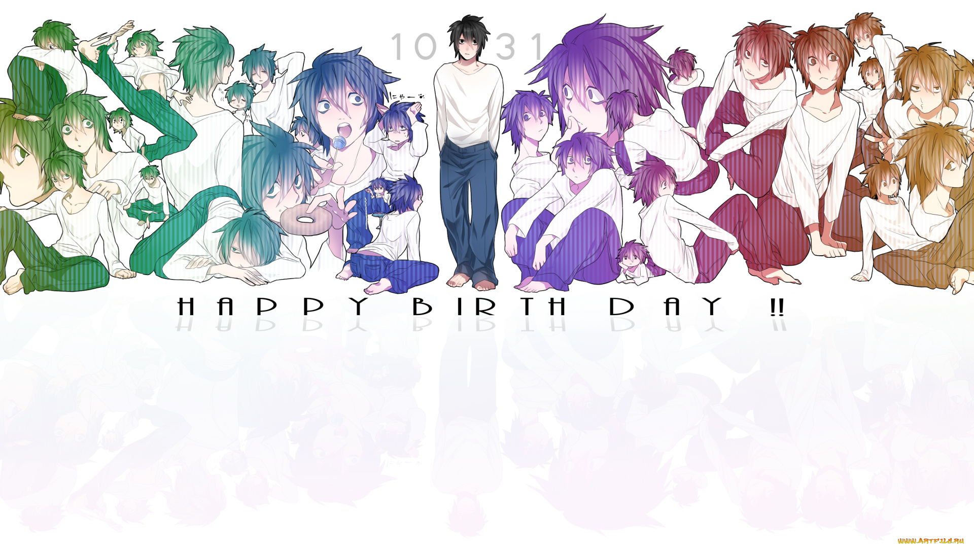 аниме, death, note, l-lawliet