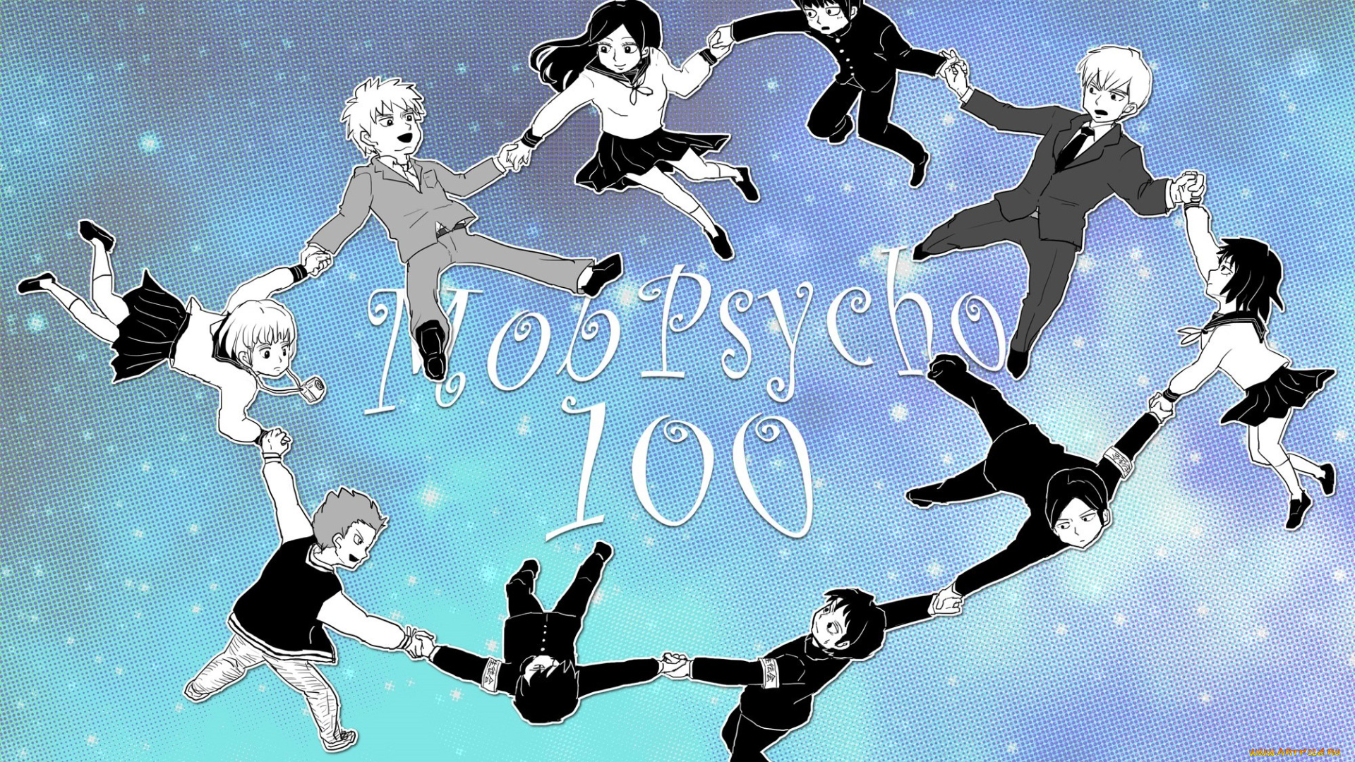 аниме, mob, psycho, 100, персонажи