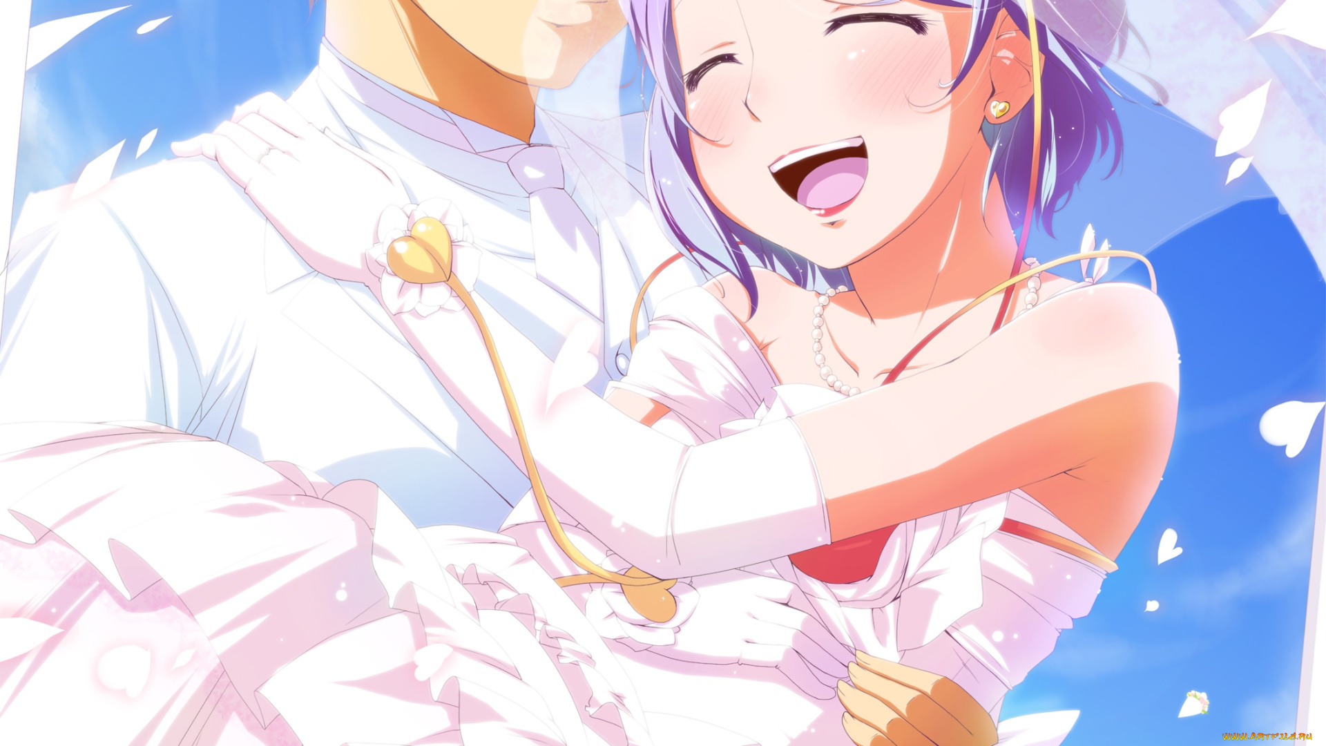 аниме, touhou, взгляд, девушка, фон