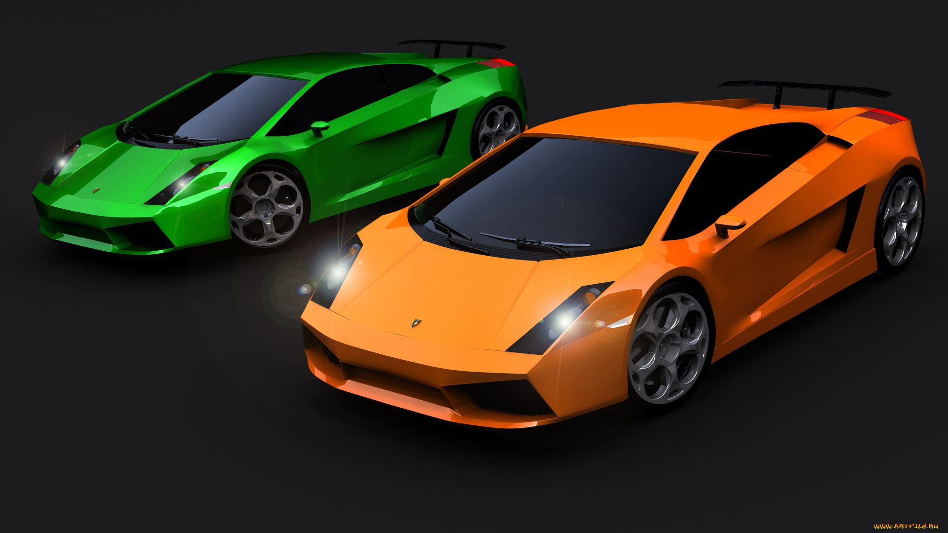 автомобили, 3д, автомобиль, фон