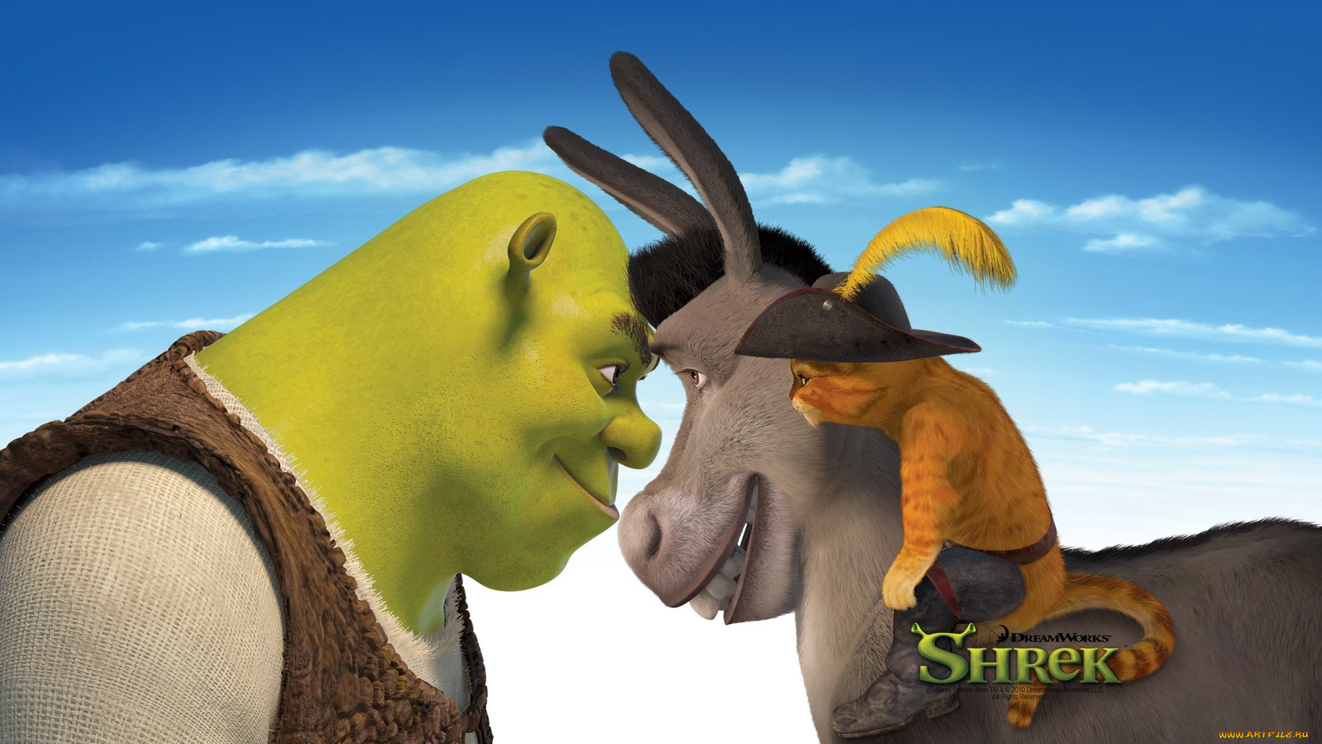 мультфильмы, shrek, forever, after, персонажи