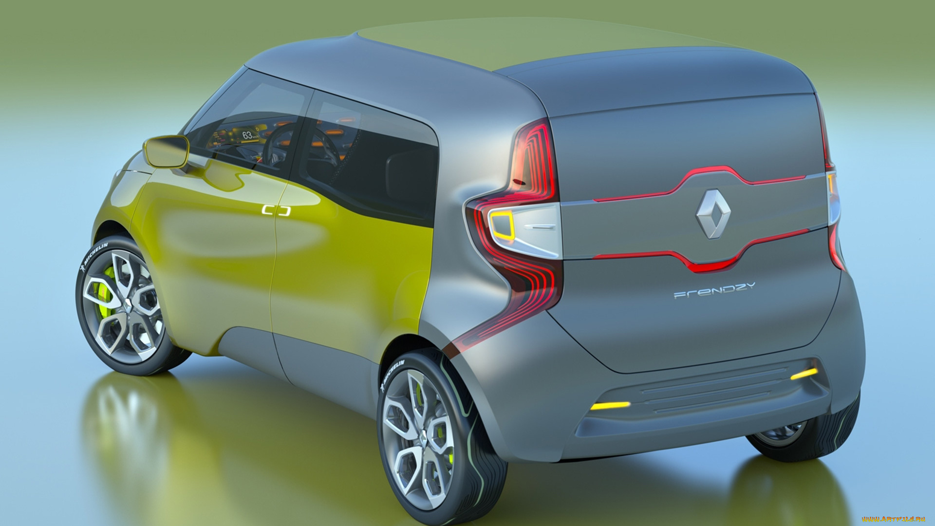 renault, frendzy, concept, 2011, автомобили, 3д, frendzy, renault, 2011, concept