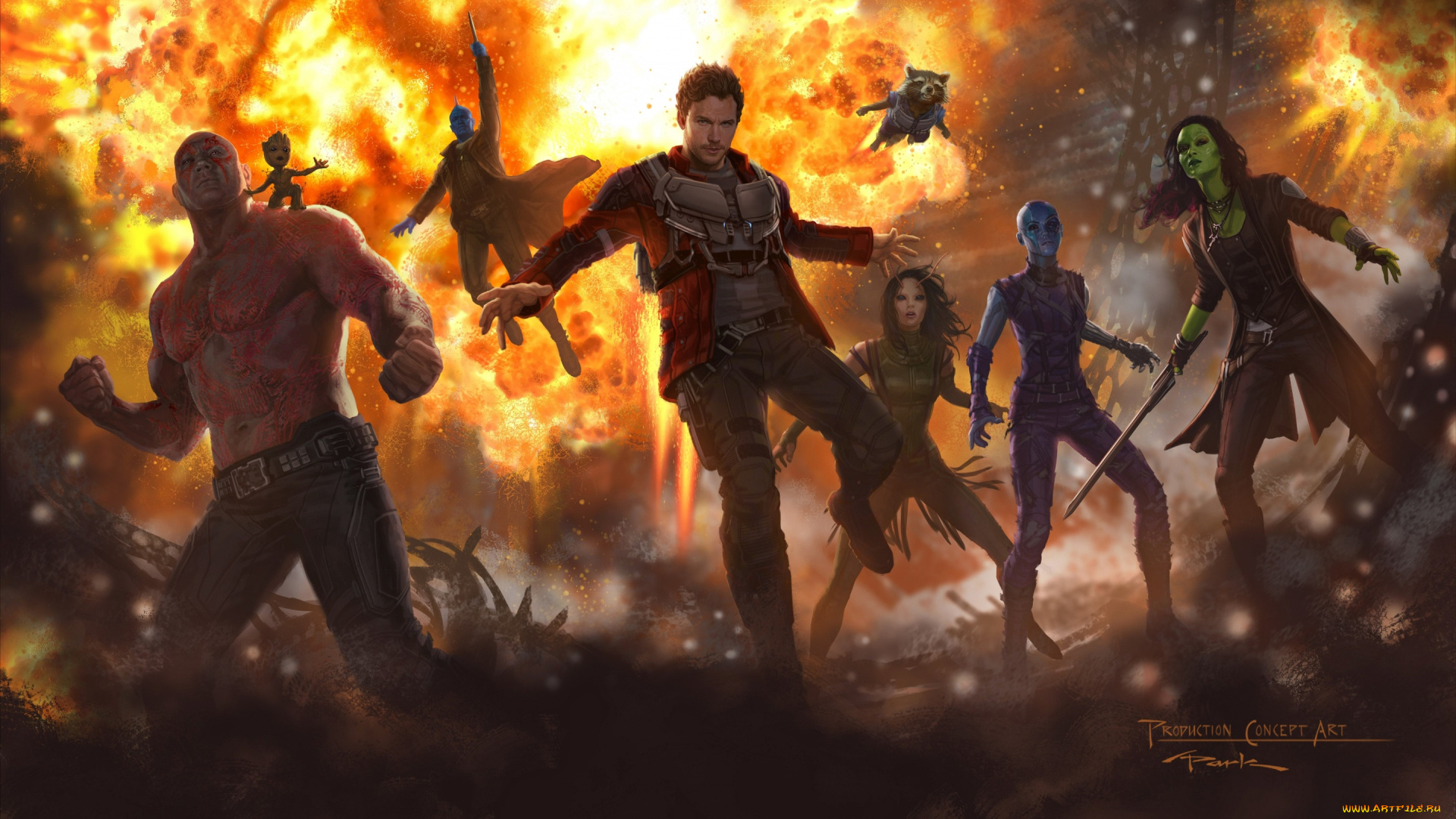 рисованное, кино, guardians, of, the, galaxy, 2
