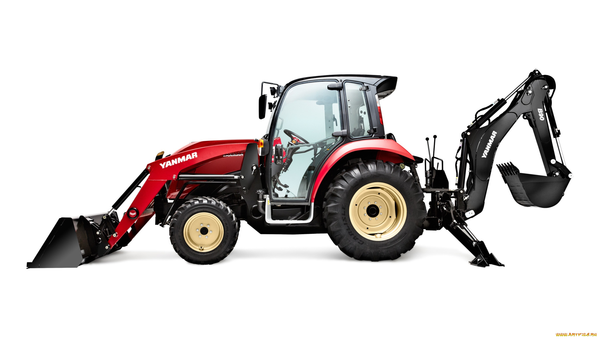 техника, фронтальные, погрузчики, yanmar