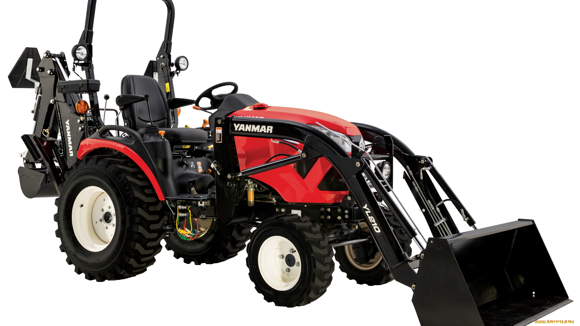 техника, фронтальные, погрузчики, yanmar