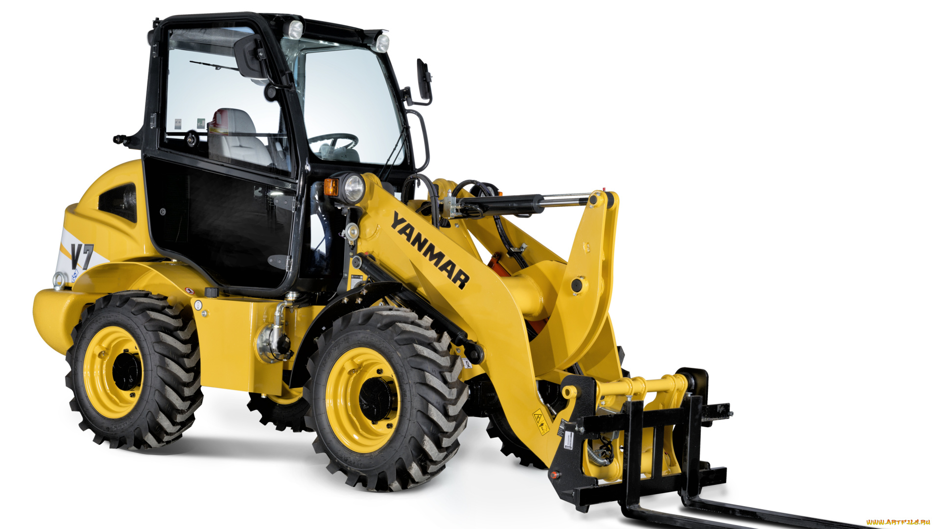 техника, фронтальные, погрузчики, yanmar