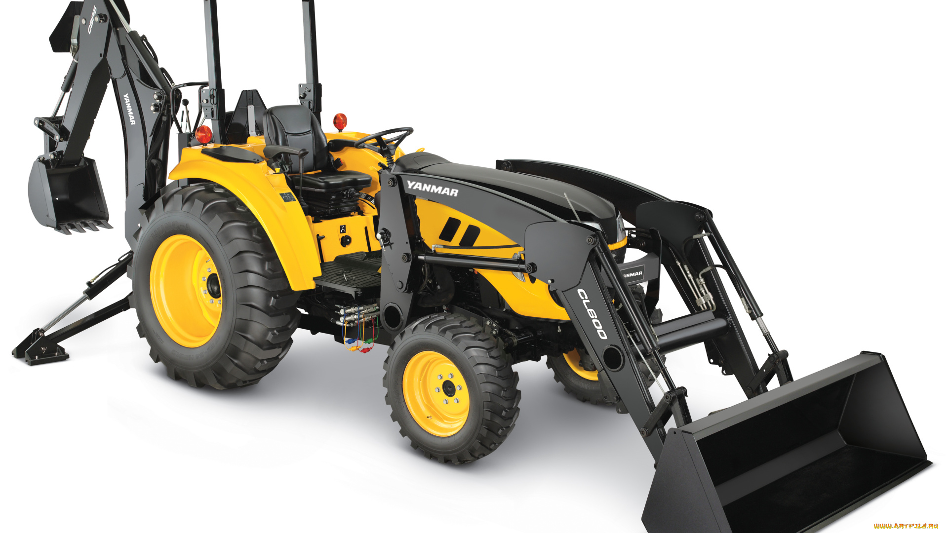 техника, фронтальные, погрузчики, yanmar