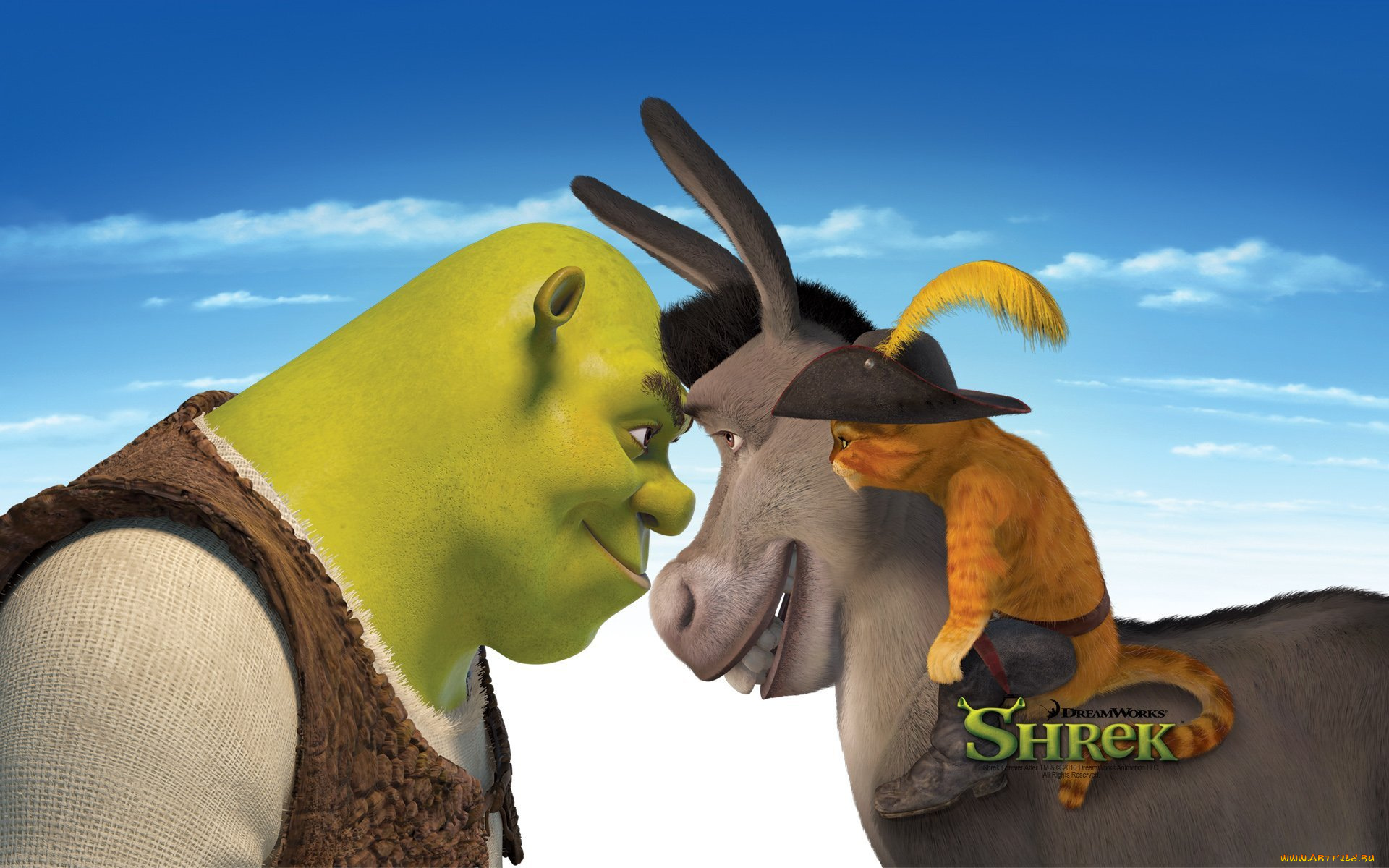 мультфильмы, shrek, forever, after, персонажи