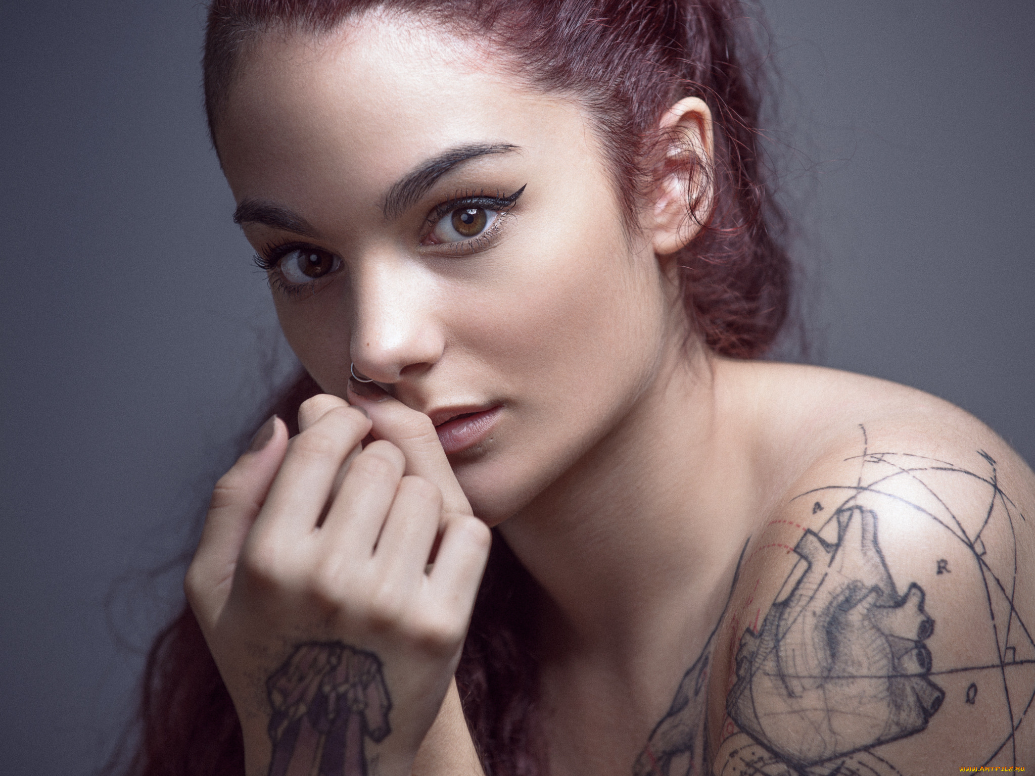 девушки, -unsort, , лица, , портреты, лицо, взгляд