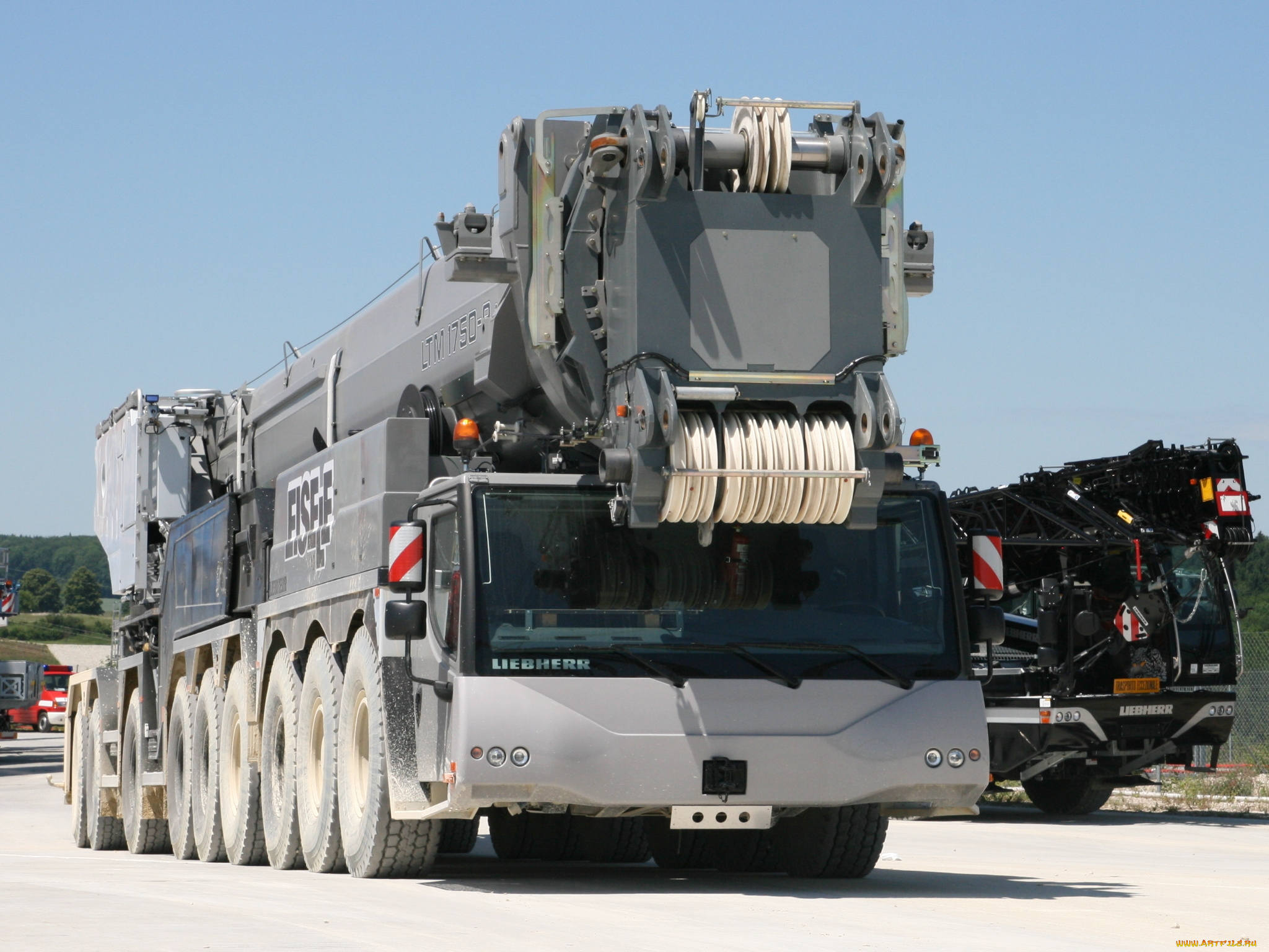 техника, краны, liebherr