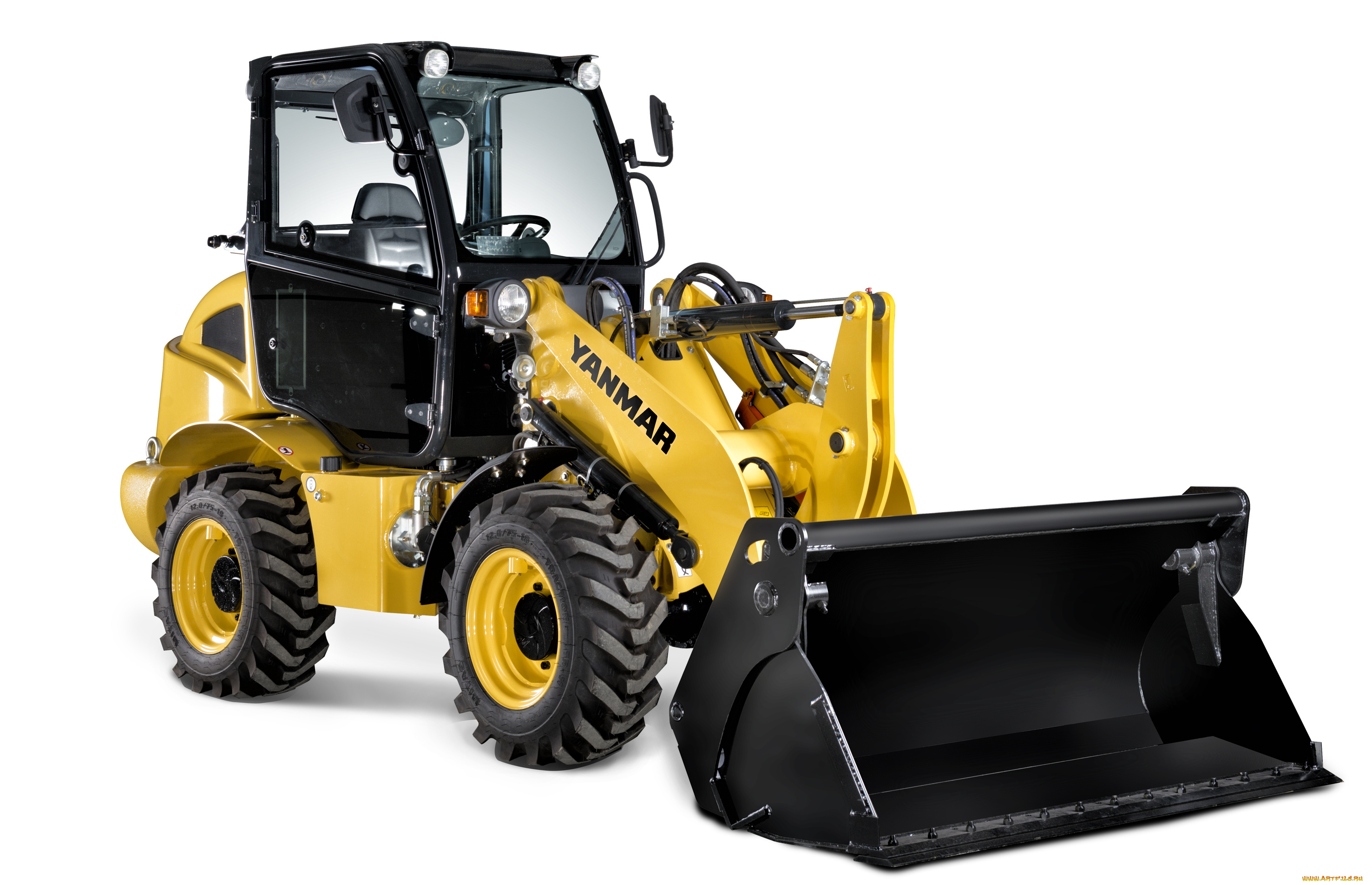 техника, фронтальные, погрузчики, yanmar