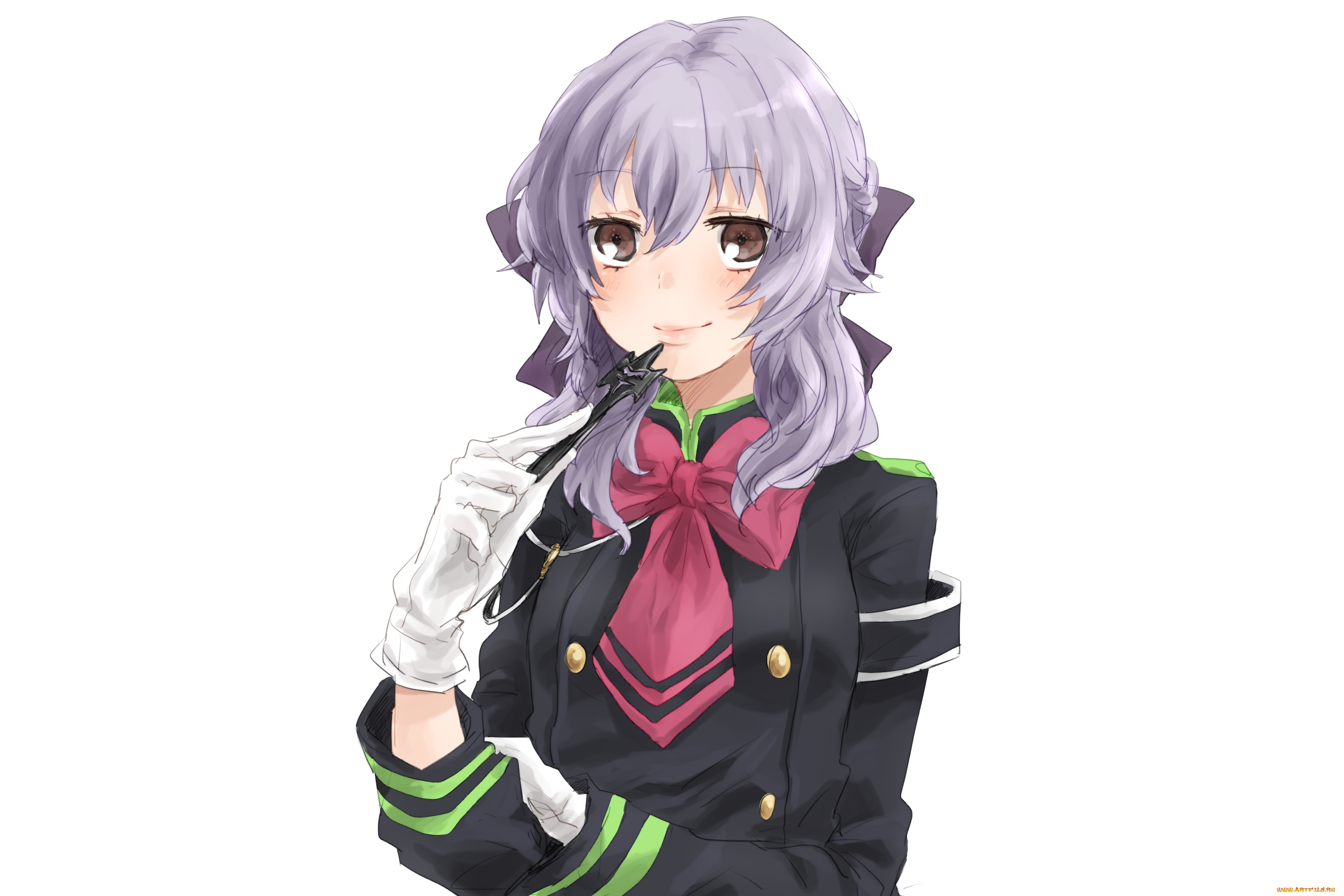 аниме, owari, no, seraph, hiiragi, shinoa