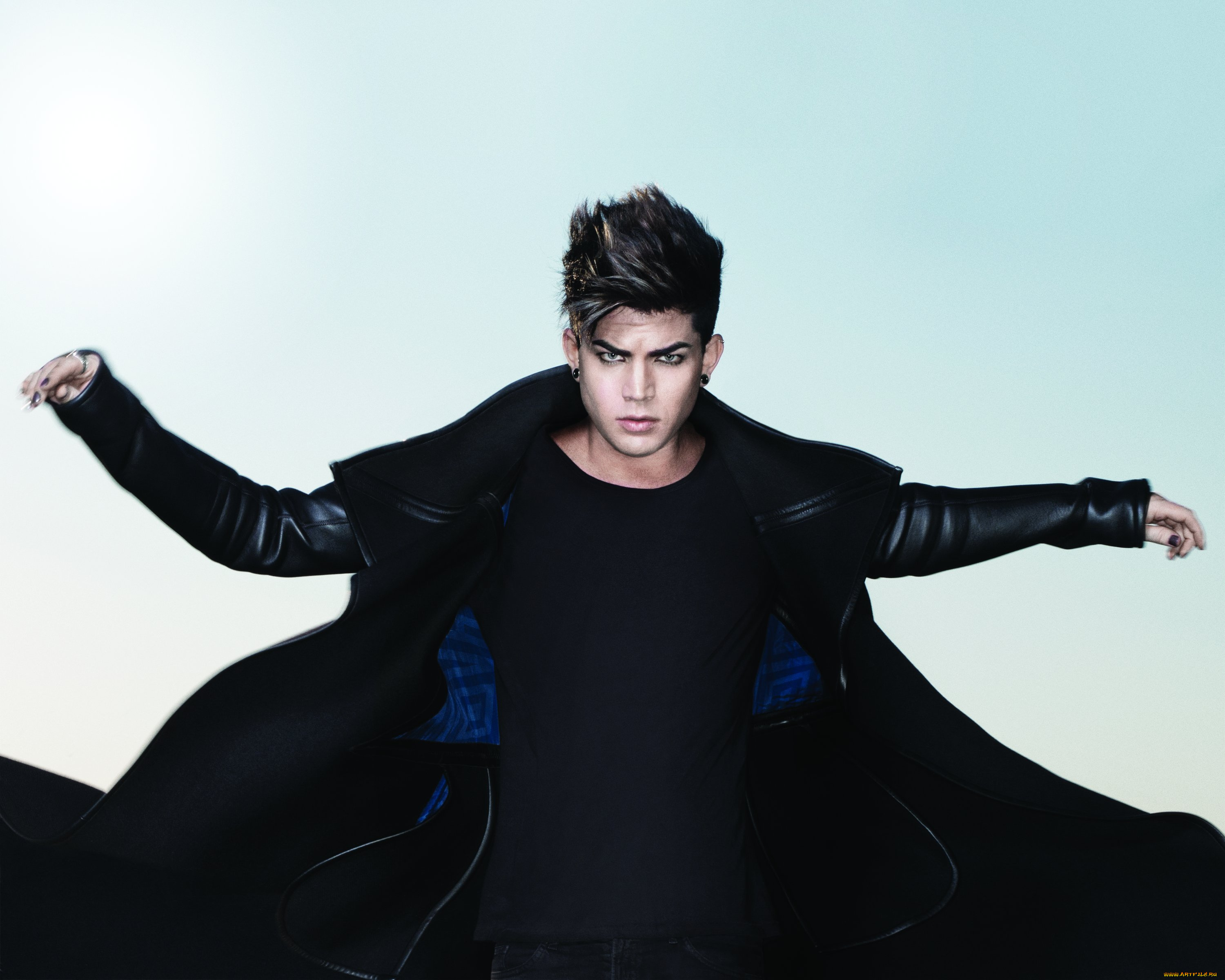 музыка, adam, lambert, белый, стиль, черный, adam, lambert