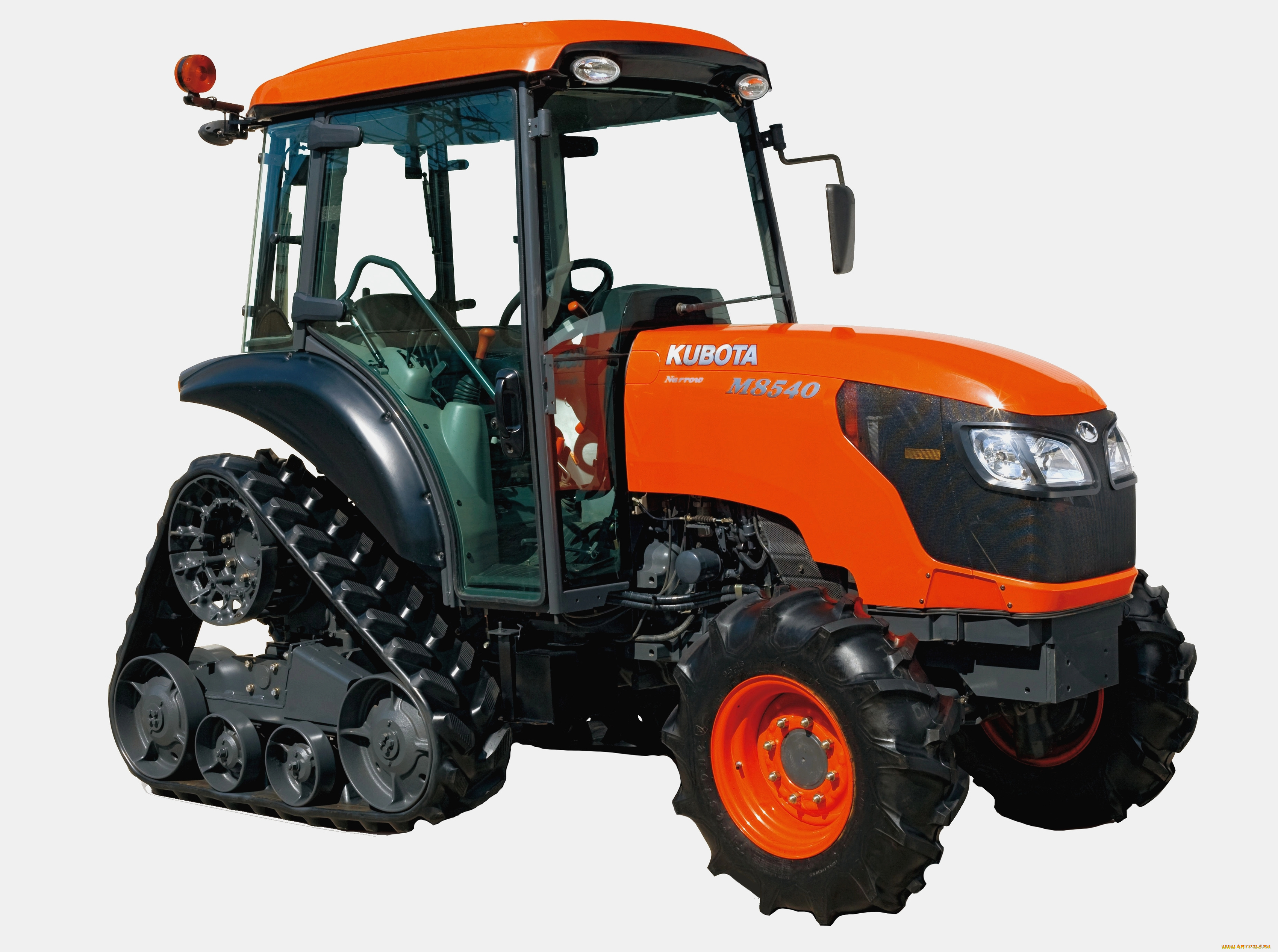 техника, тракторы, на, гусенецах, kubota