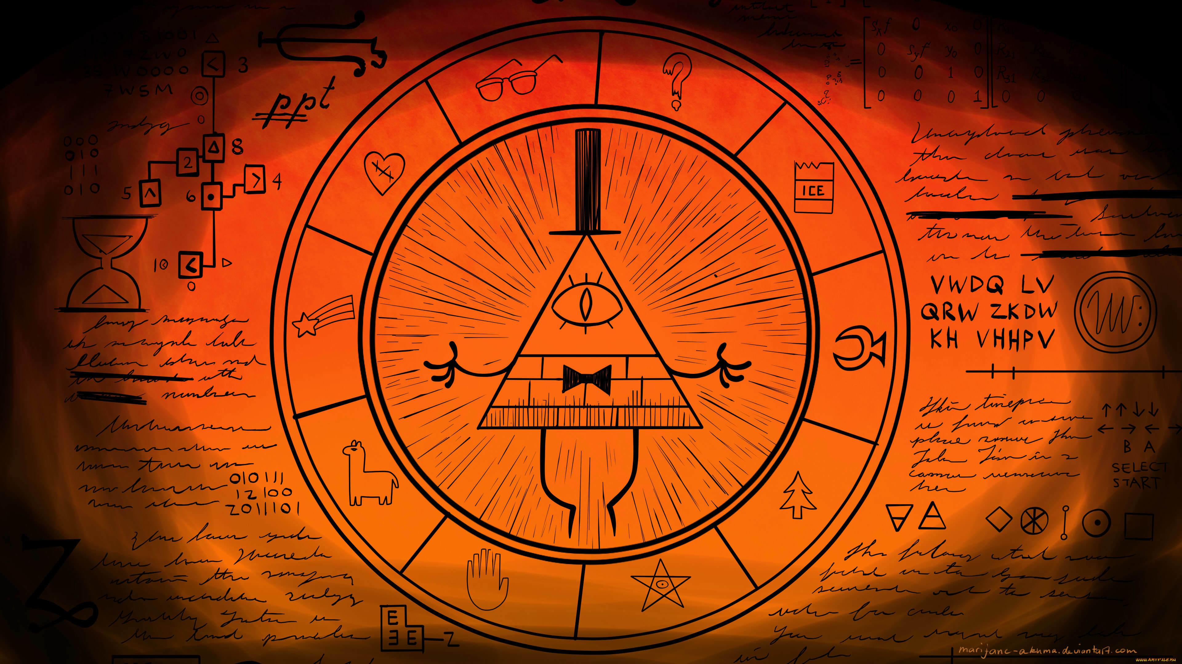 мультфильмы, gravity, falls, gravity, falls, bill, cipher, билл, шифр, гравити, фолз, скупай, золото