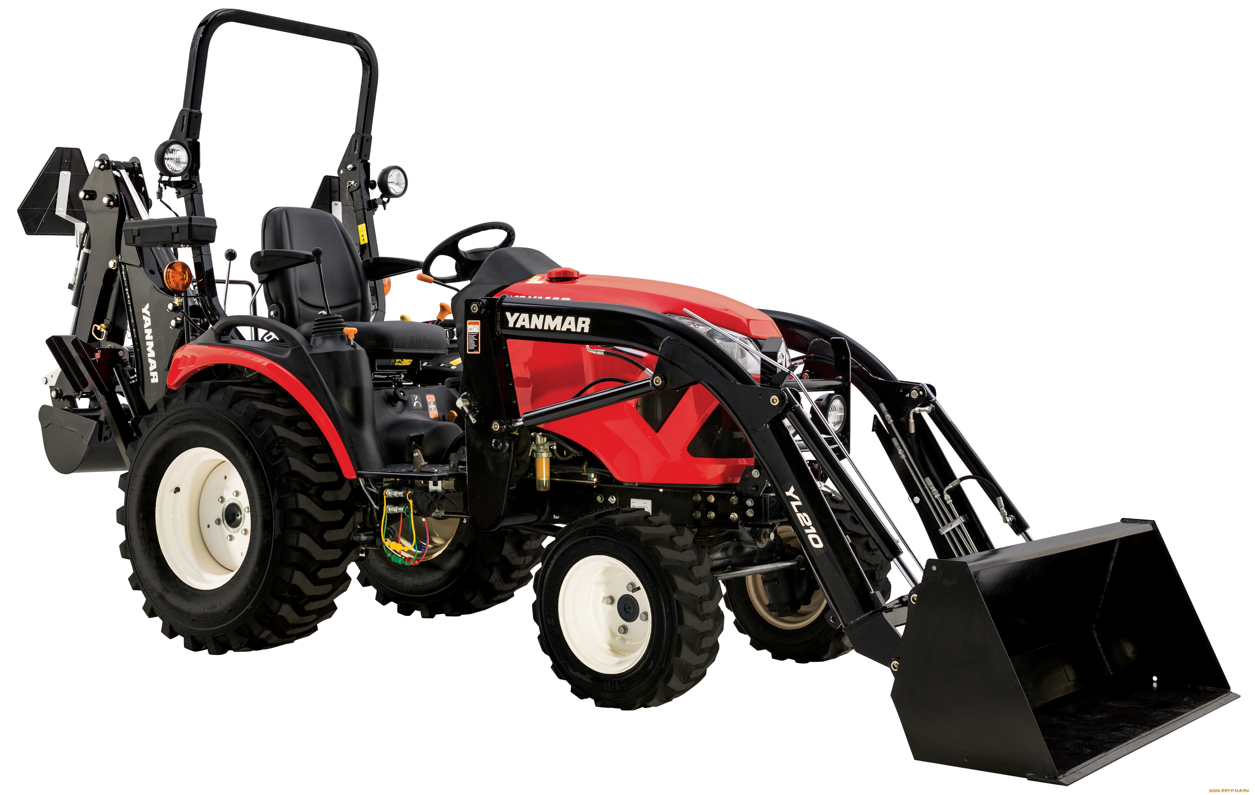 техника, фронтальные, погрузчики, yanmar