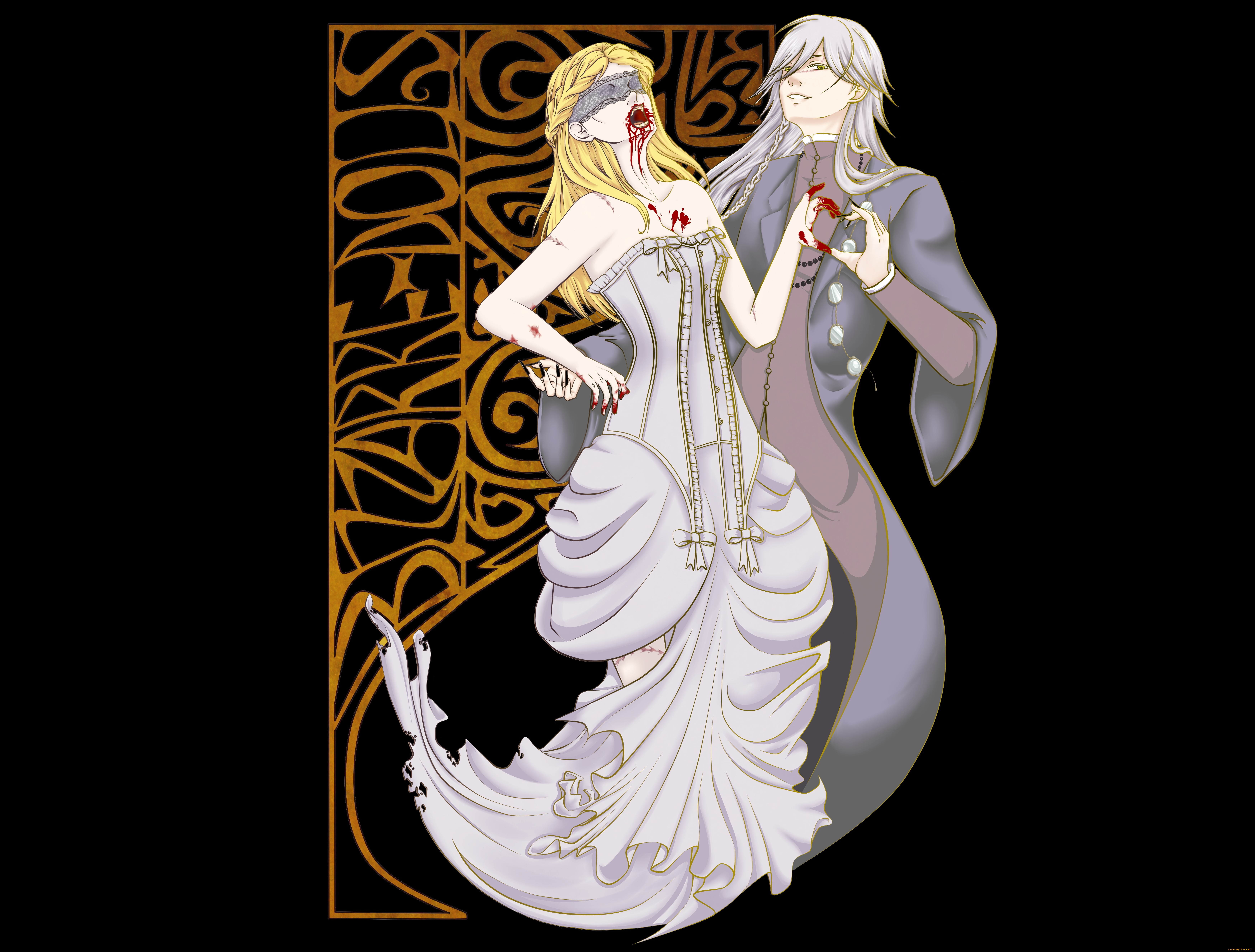 аниме, kuroshitsuji, гробовщик