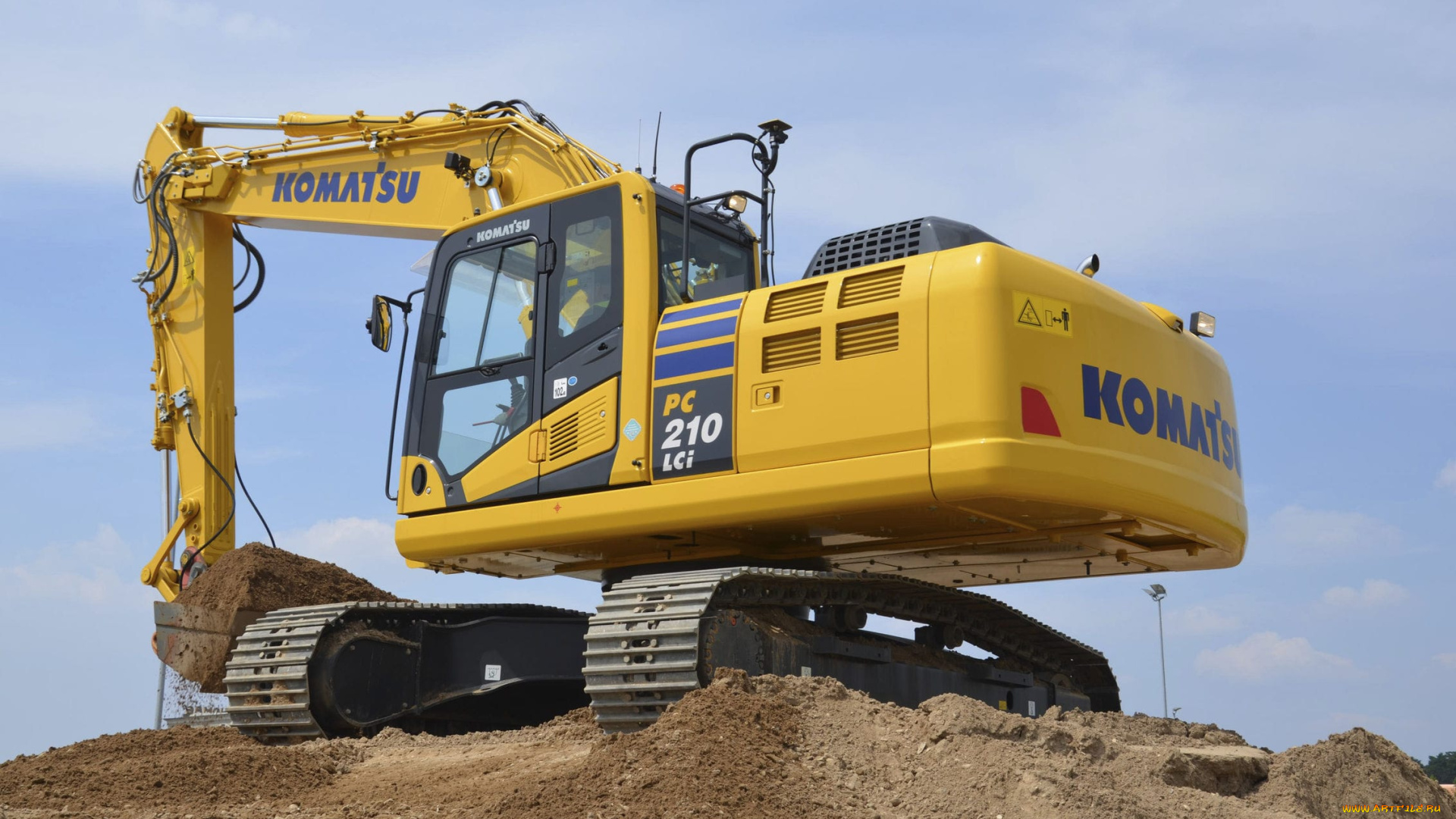 техника, экскаваторы, komatsu