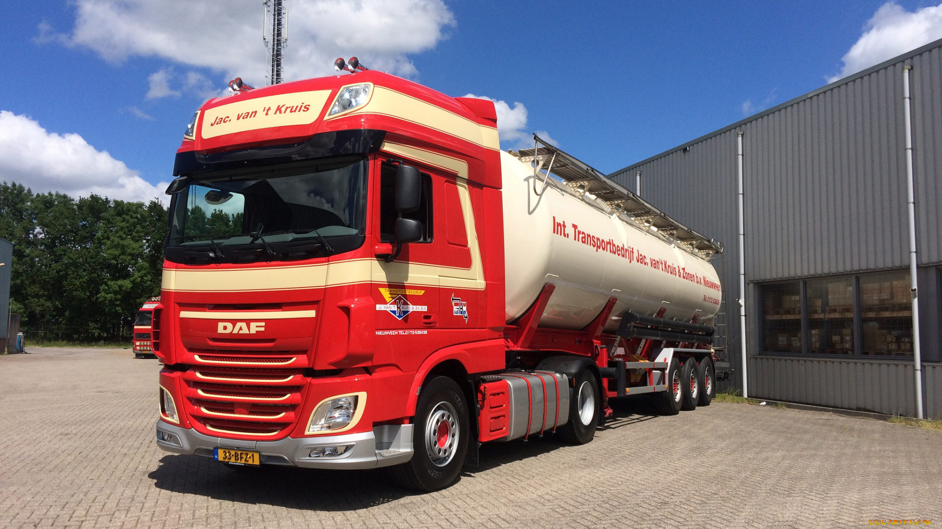 автомобили, daf, тягач, седельный, грузовик