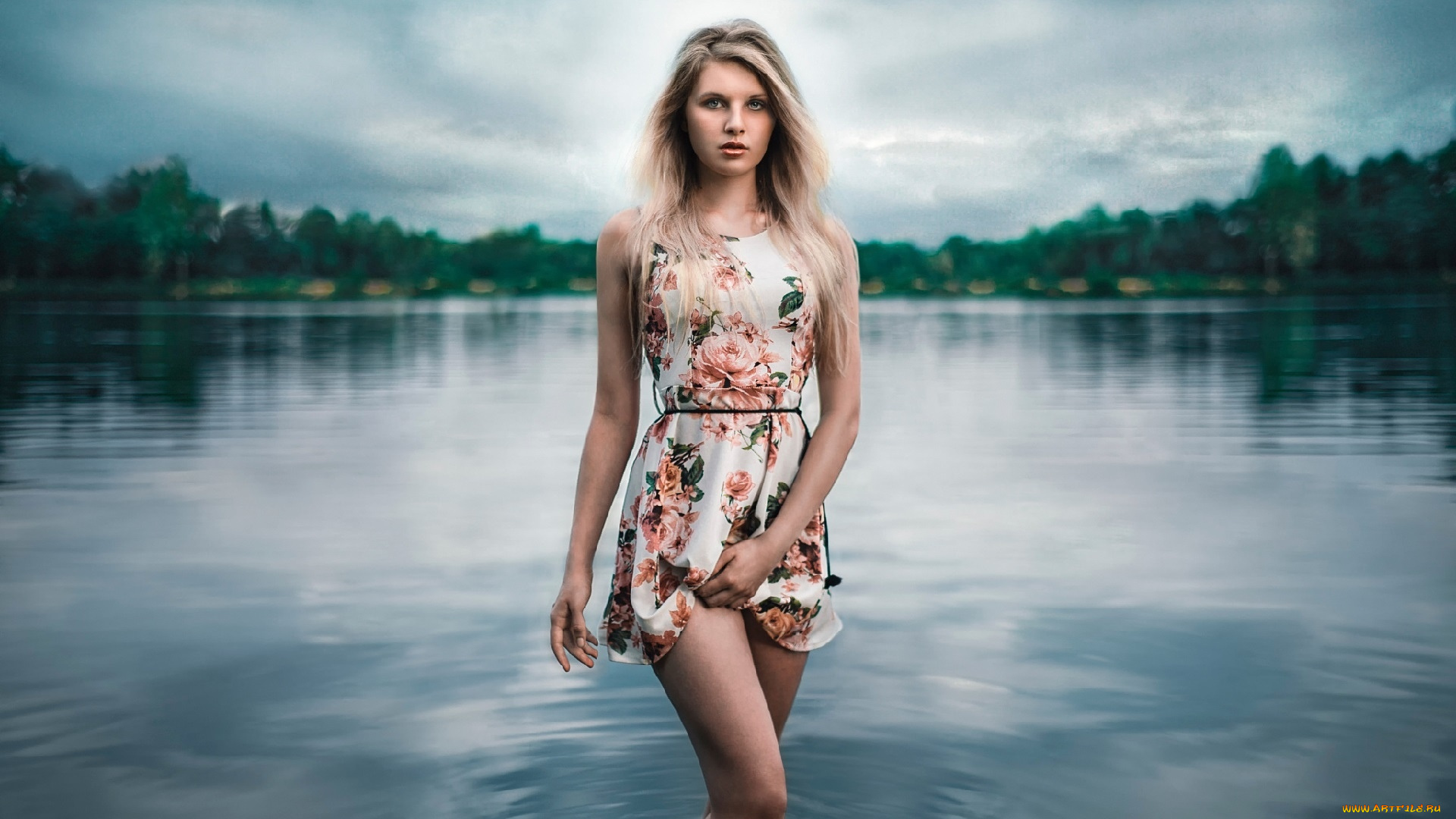 девушки, -unsort, , блондинки, , светловолосые, фон, взгляд, девушка