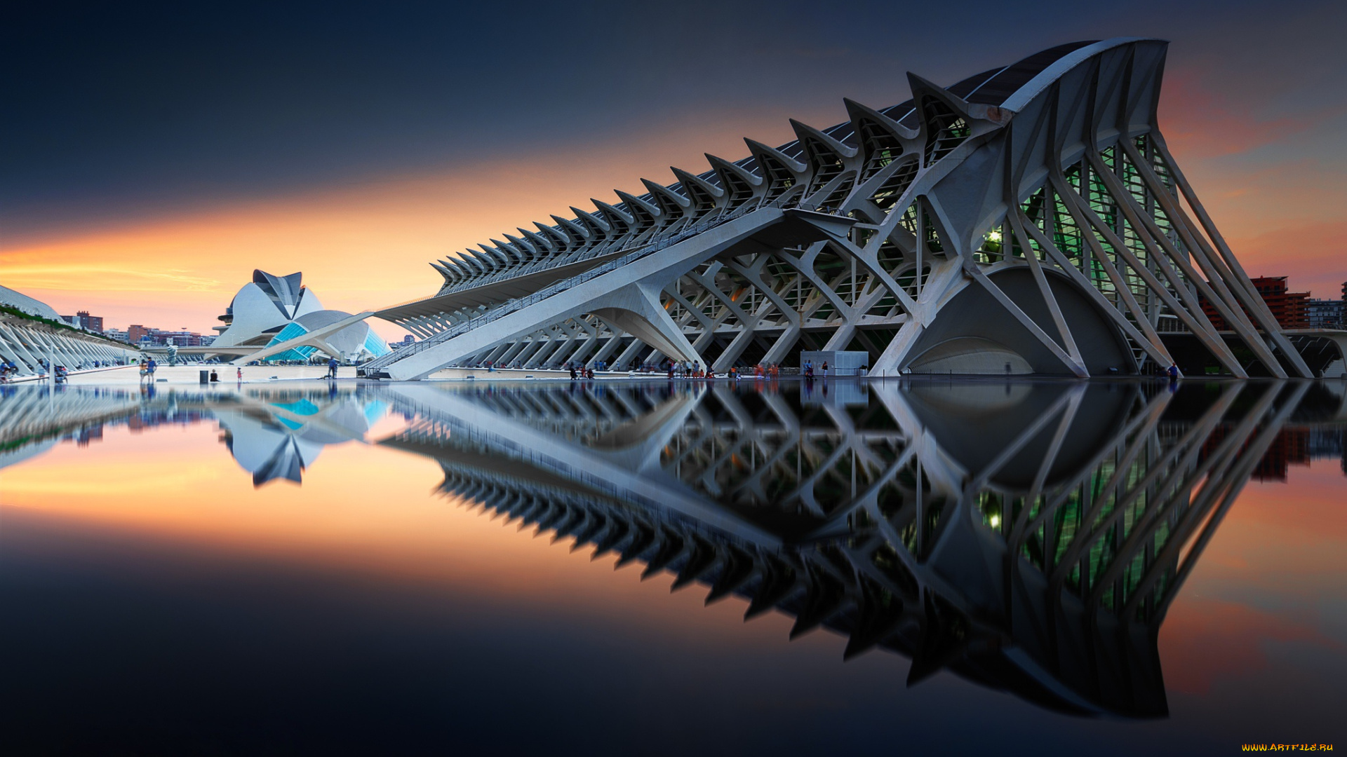 города, валенсия, , испании, город, искусств, и, наук, валенсия, комплекс, испания, архитектура