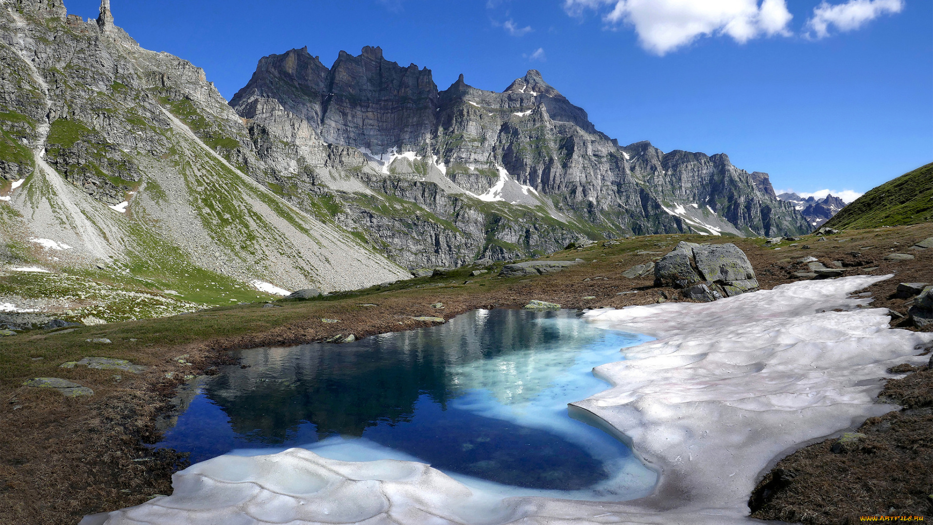 природа, горы, простор