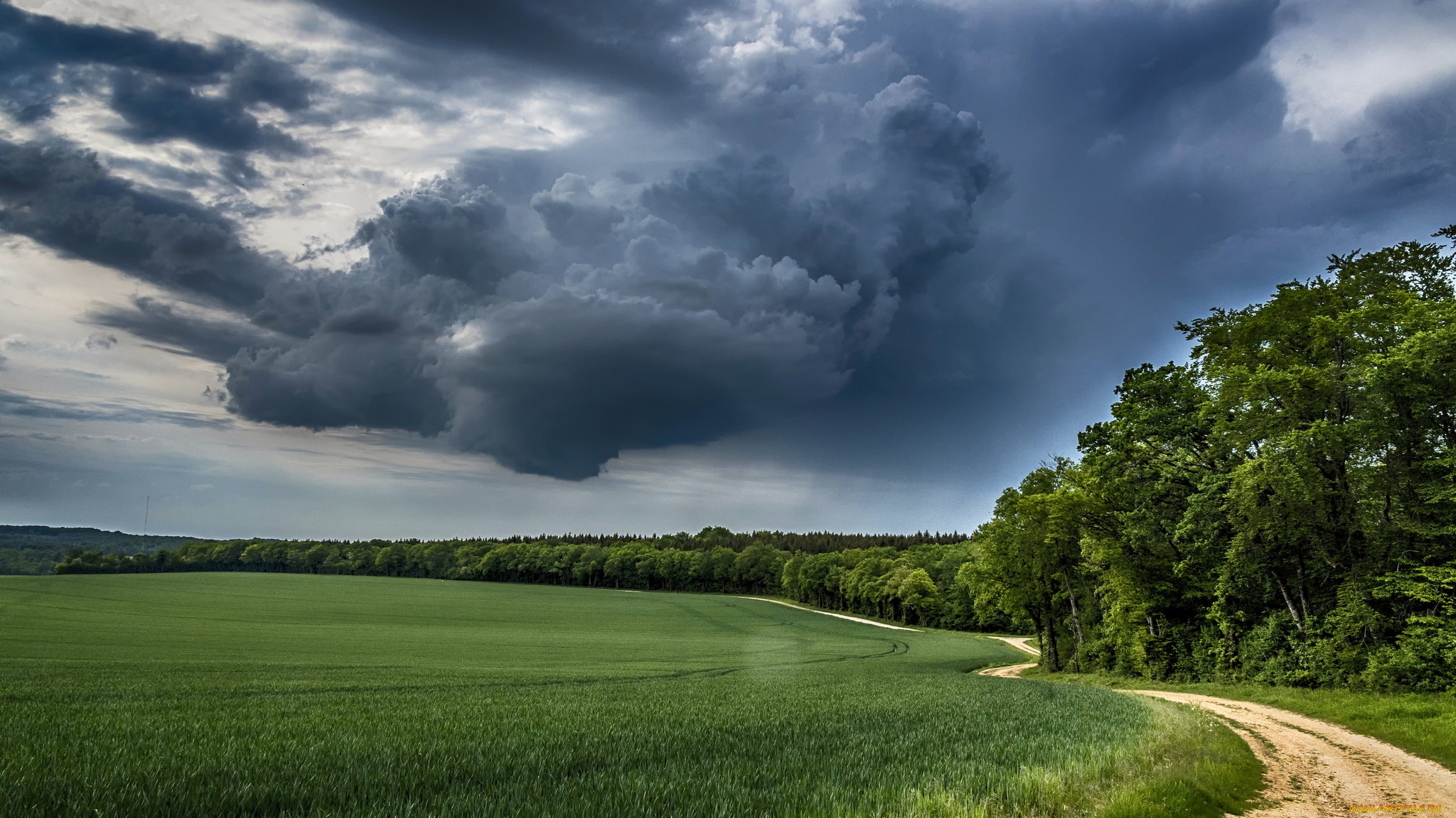 природа, облака, простор