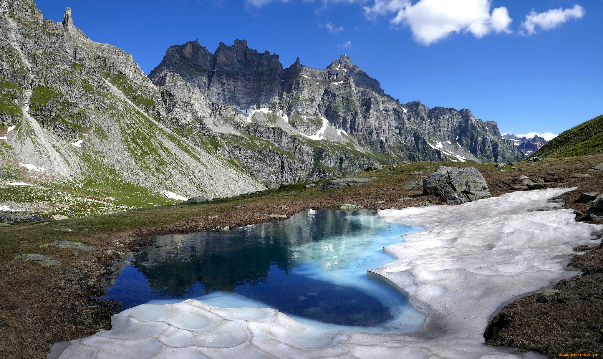 природа, горы, простор