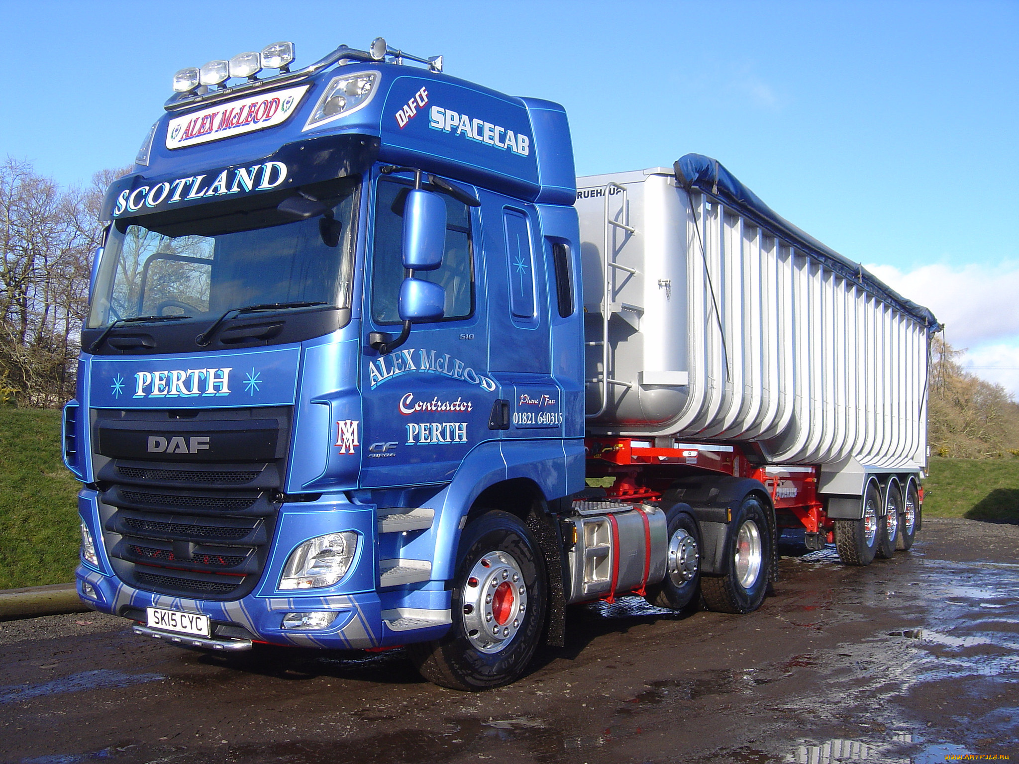 автомобили, daf, седельный, грузовик, тягач