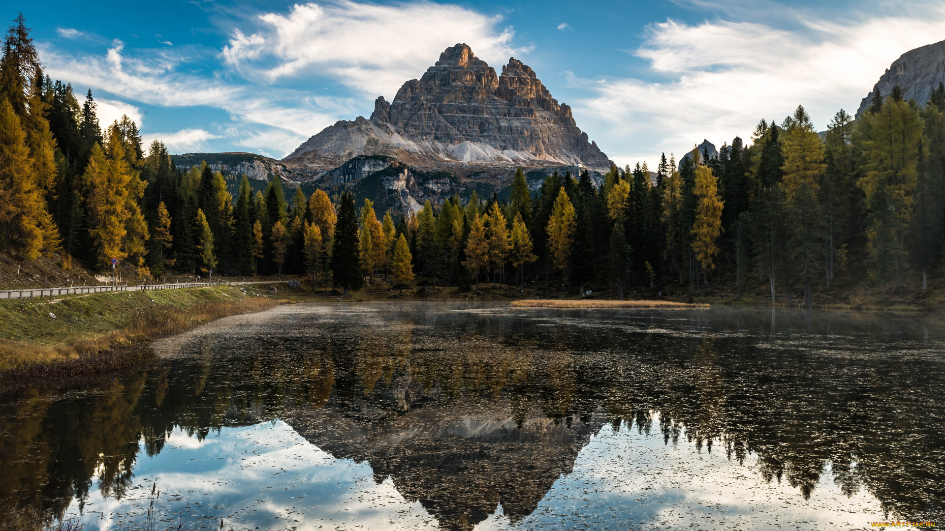 природа, реки, озера, доломитовые, альпы