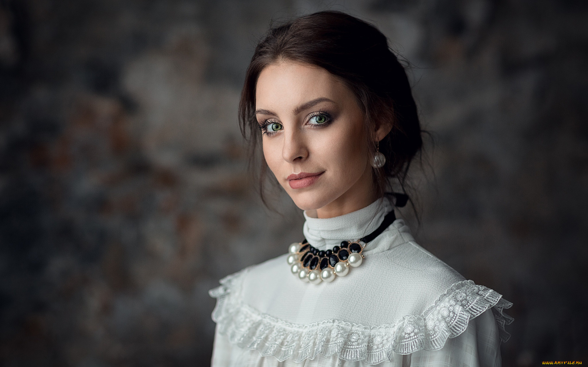 anastasiya, peredistova, девушки, анастасия, передистова, anastasiya, peredistova, портрет, лицо, девушка, модель, темноволосая, шатенка, поза, стройная, сексуальная, взгляд, причёска, флирт, красотка, платье, белый