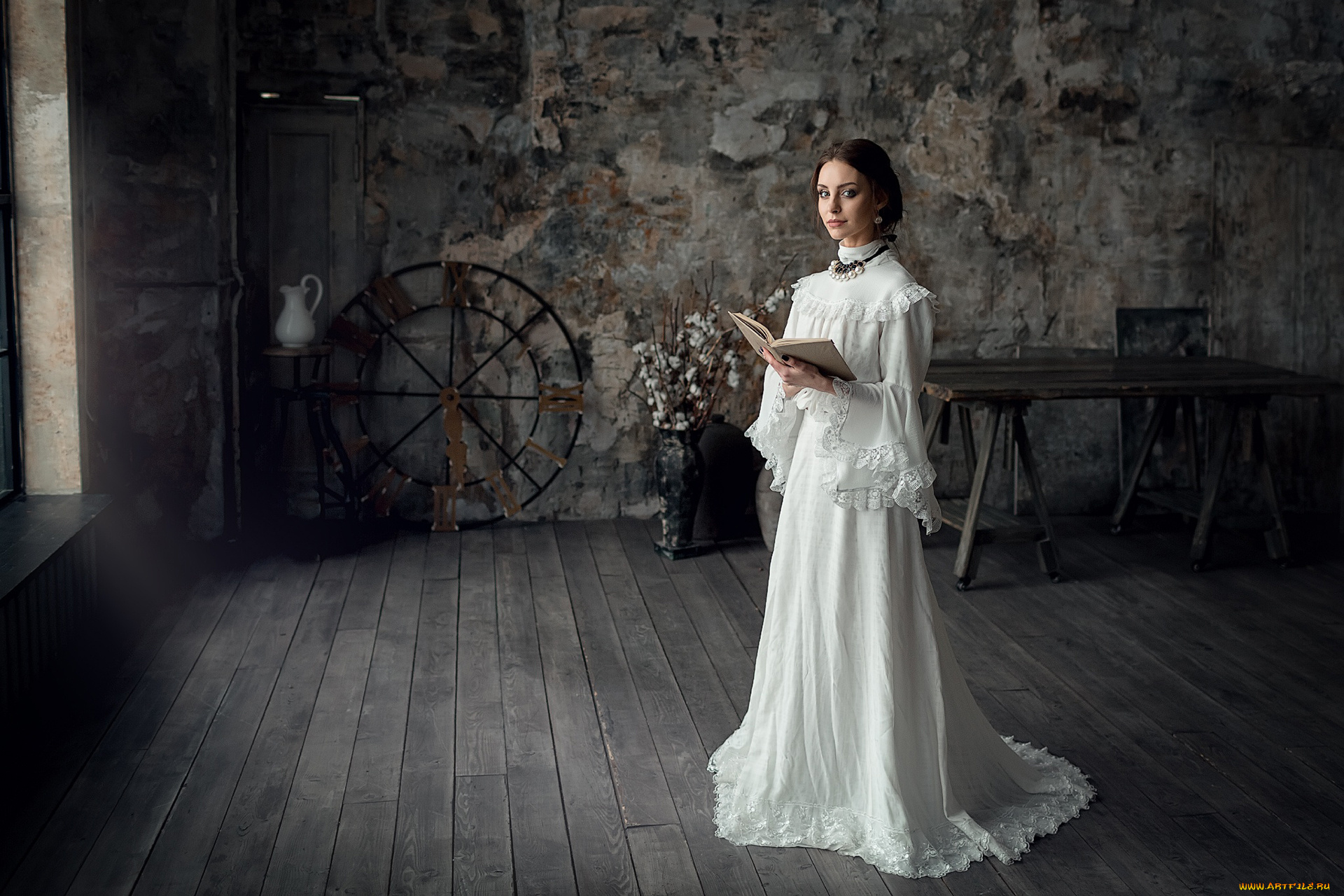 anastasiya, peredistova, девушки, анастасия, передистова, anastasiya, peredistova, девушка, модель, темноволосая, шатенка, поза, стройная, сексуальная, взгляд, причёска, флирт, красотка, платье, белый