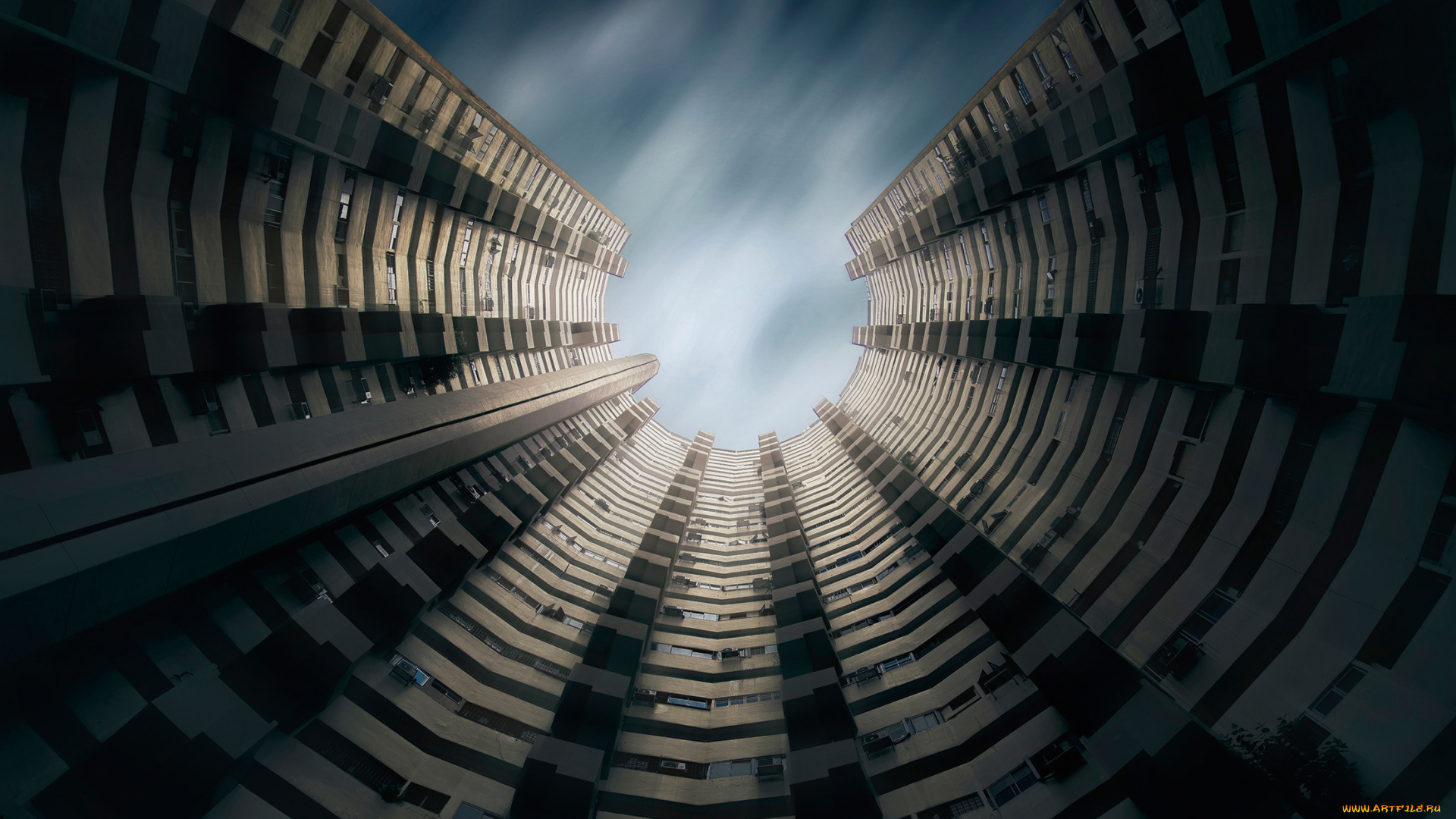 города, -, здания, , дома, город, здание, архитектура, окна